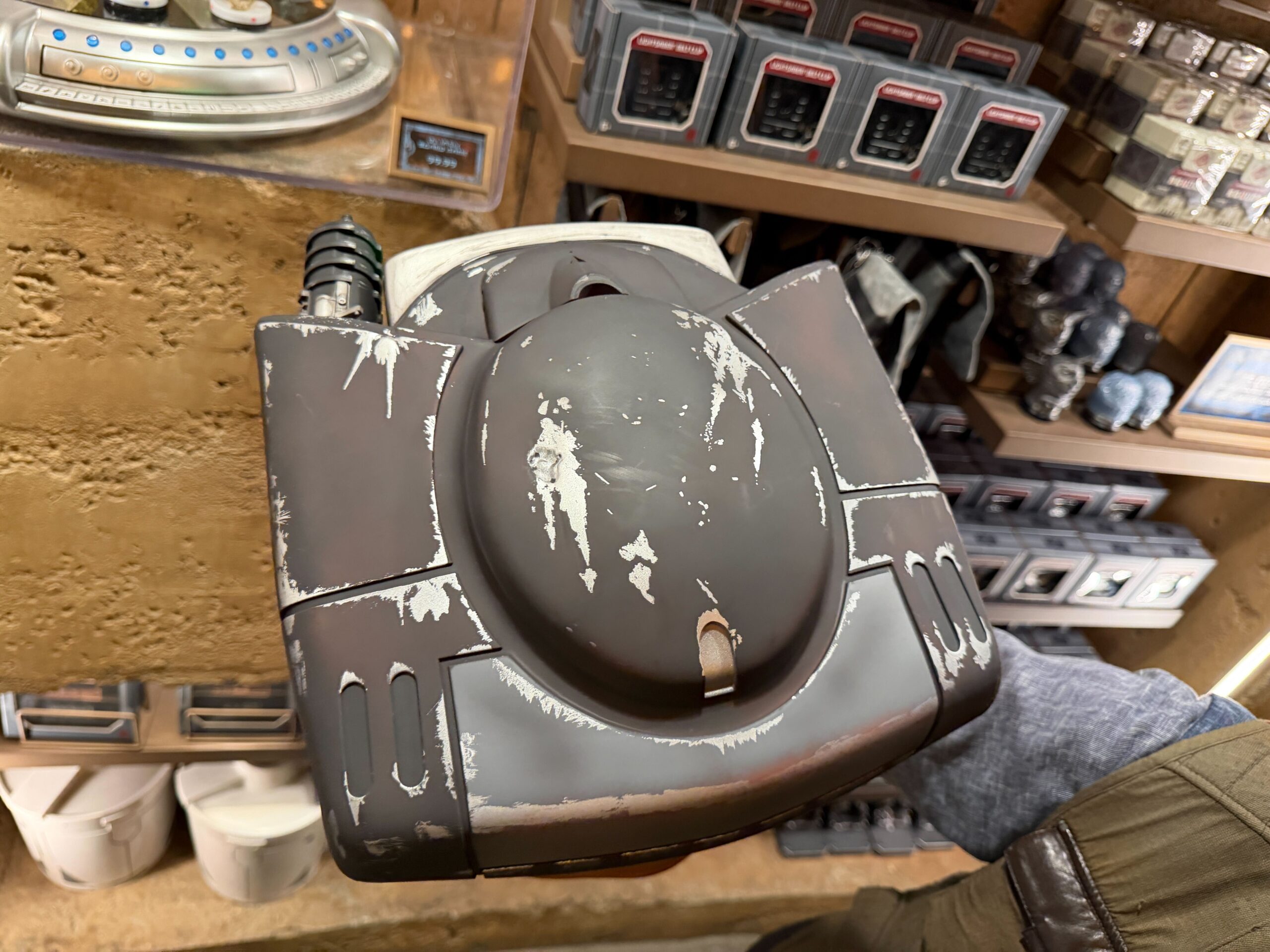 Inspired by Princess Leia’s disguise from “Return of the Jedi", a new Boushh helmet features a more rugged, weathered appearance with layered textures and built-in detailing.