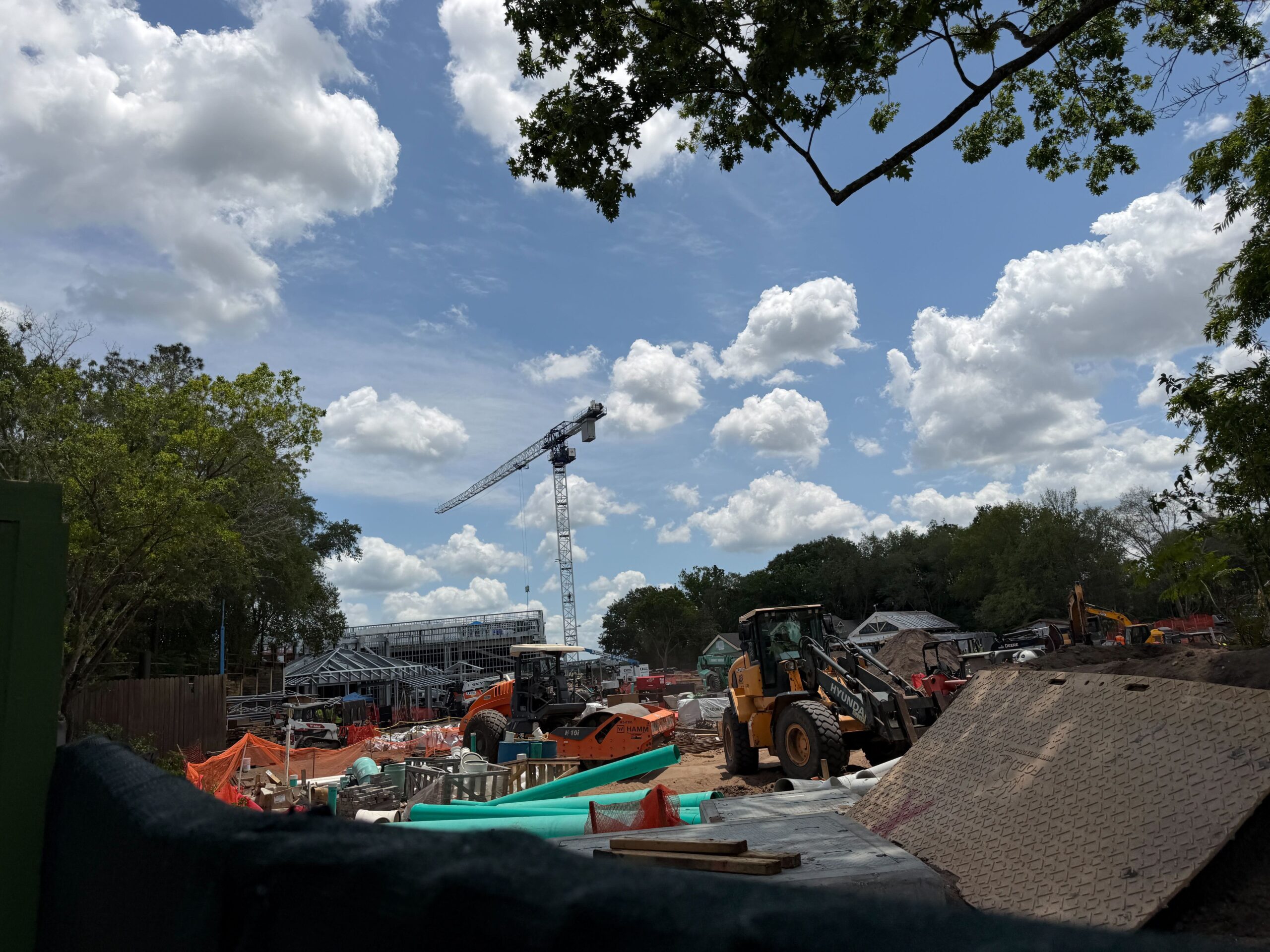 Construction progress on Tropical Americas at Disney's Animal Kingdom in Walt Disney World