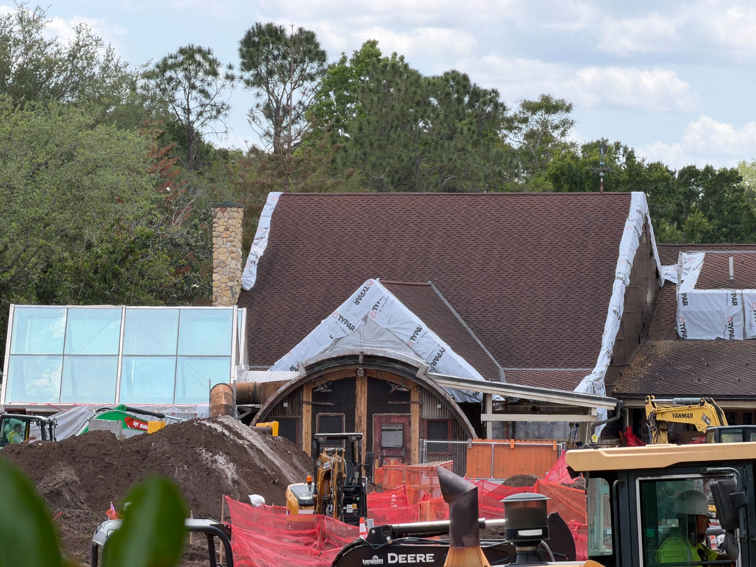 Construction progress on Tropical Americas at Disney's Animal Kingdom in Walt Disney World