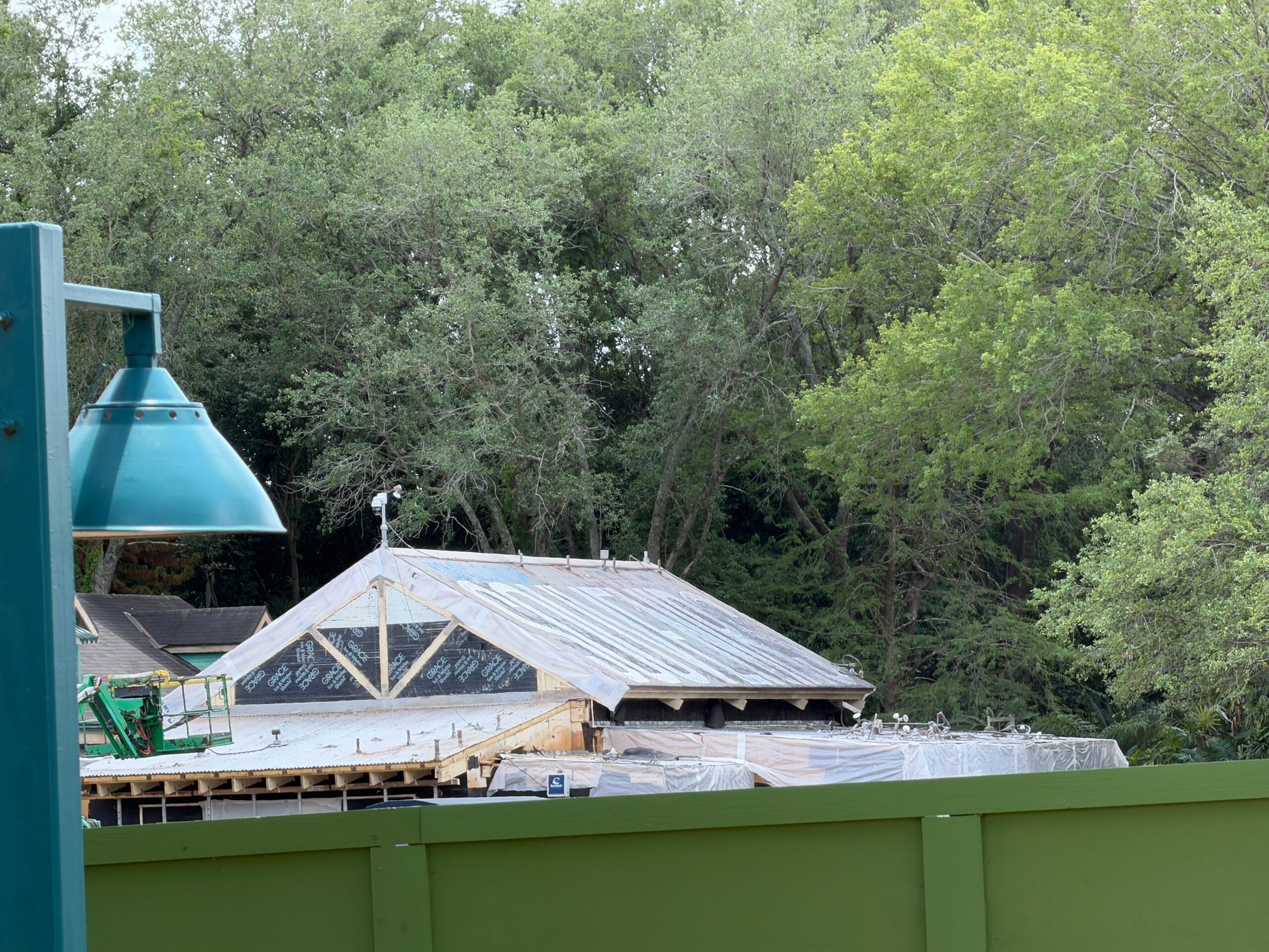 Construction progress on Tropical Americas at Disney's Animal Kingdom in Walt Disney World