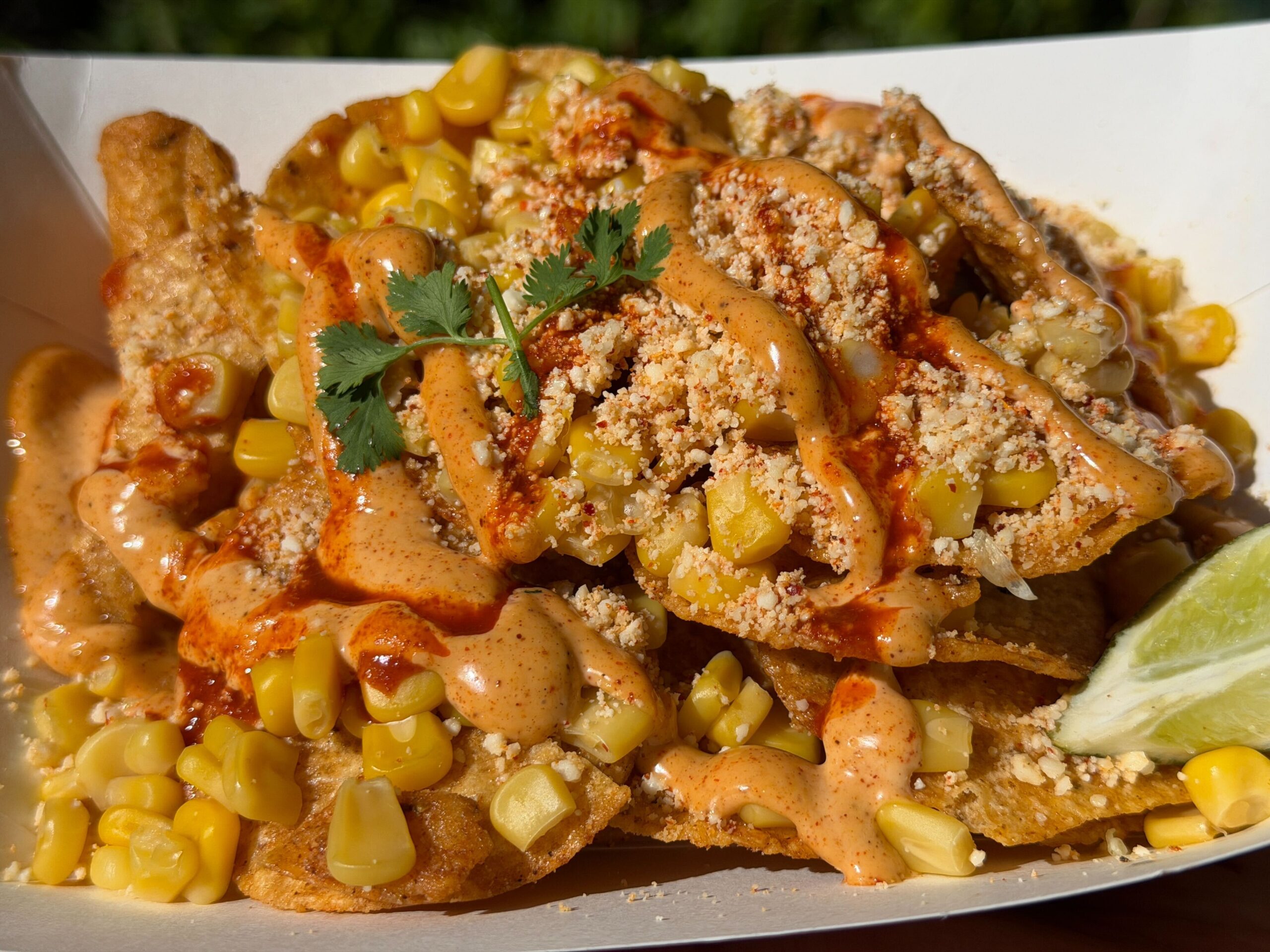 Esquites Loaded Chips from Paradise Garden Grill in Disneyland Resort