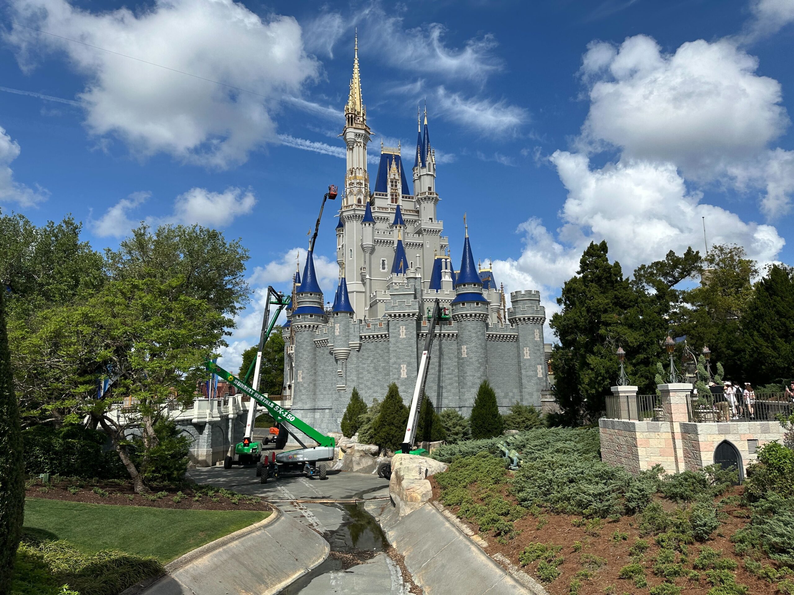 Cinderella Castle Painting Update