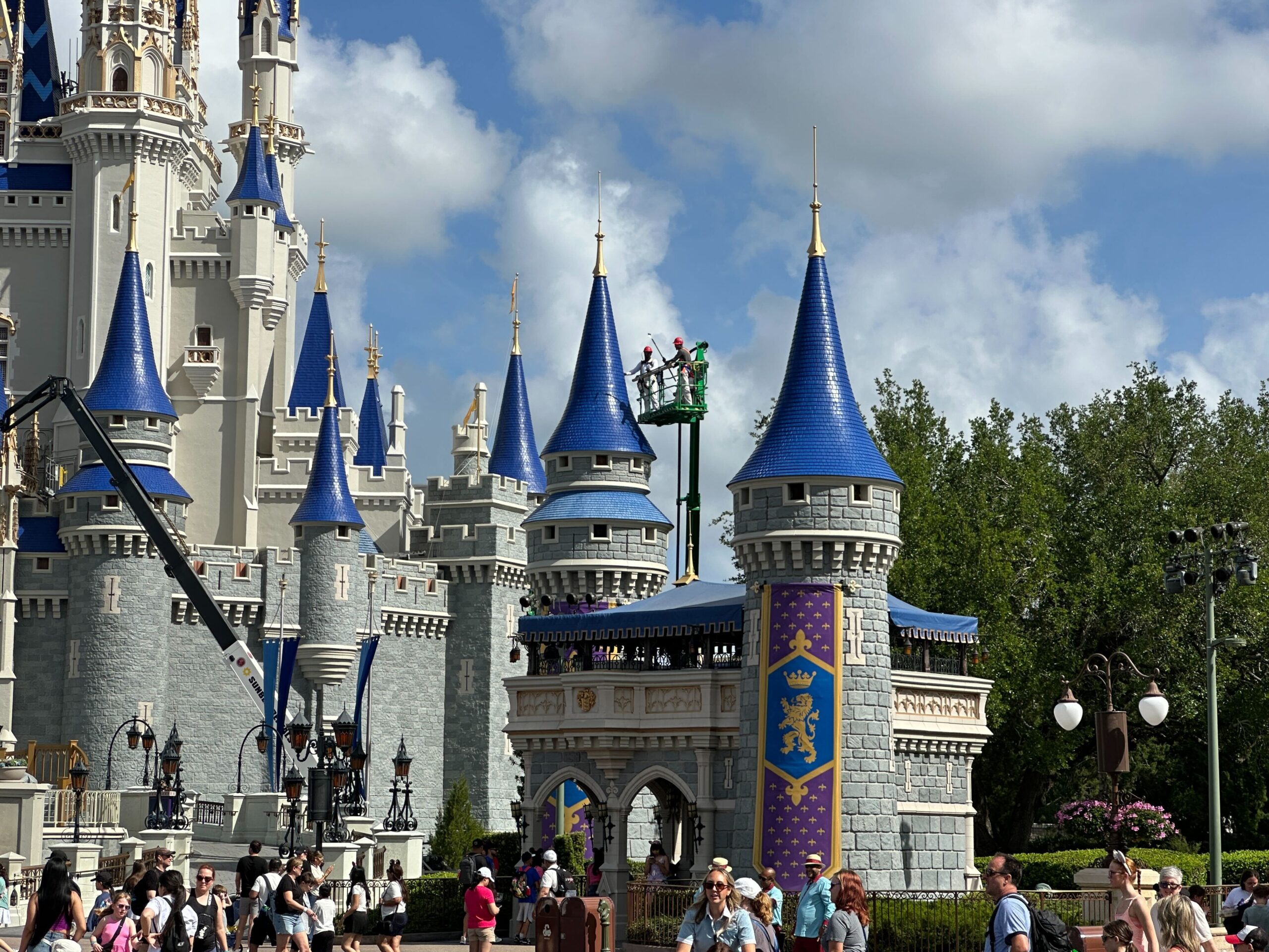 Cinderella Castle Painting Update