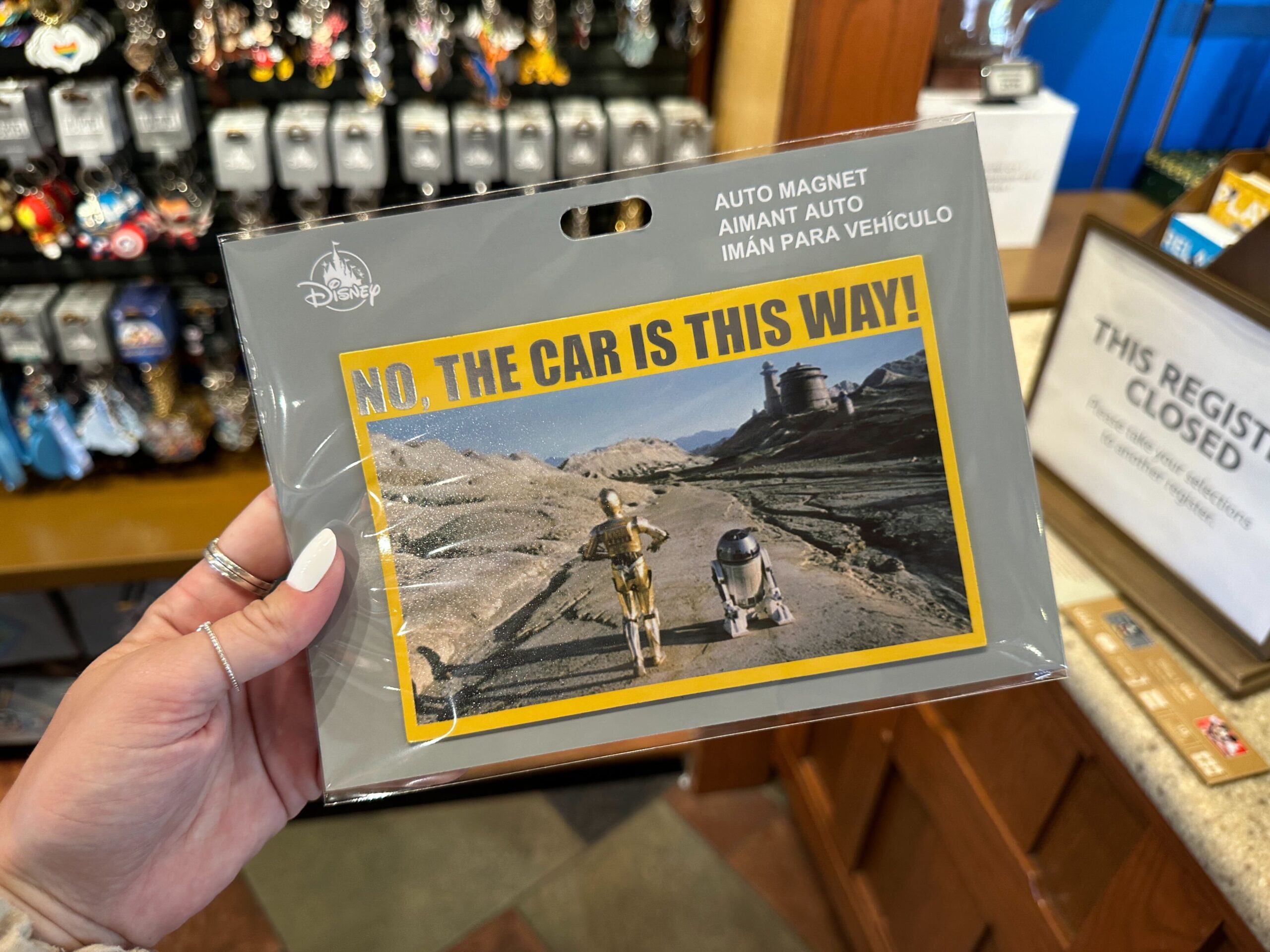 No, The Car is this Way! Magnet - $ 11.99