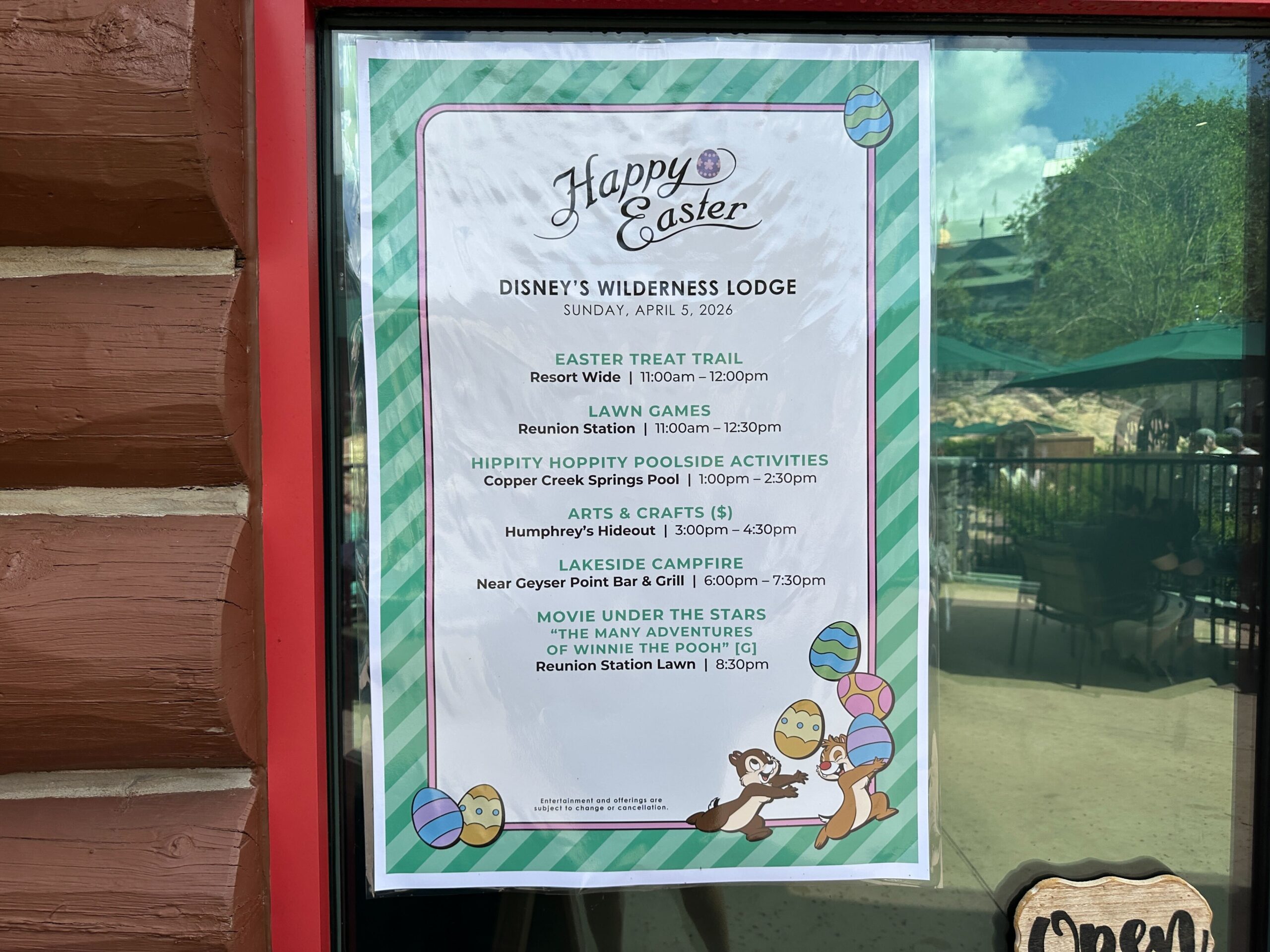 Wilderness Lodge Celebrates Easter With Topiary Display and Activities