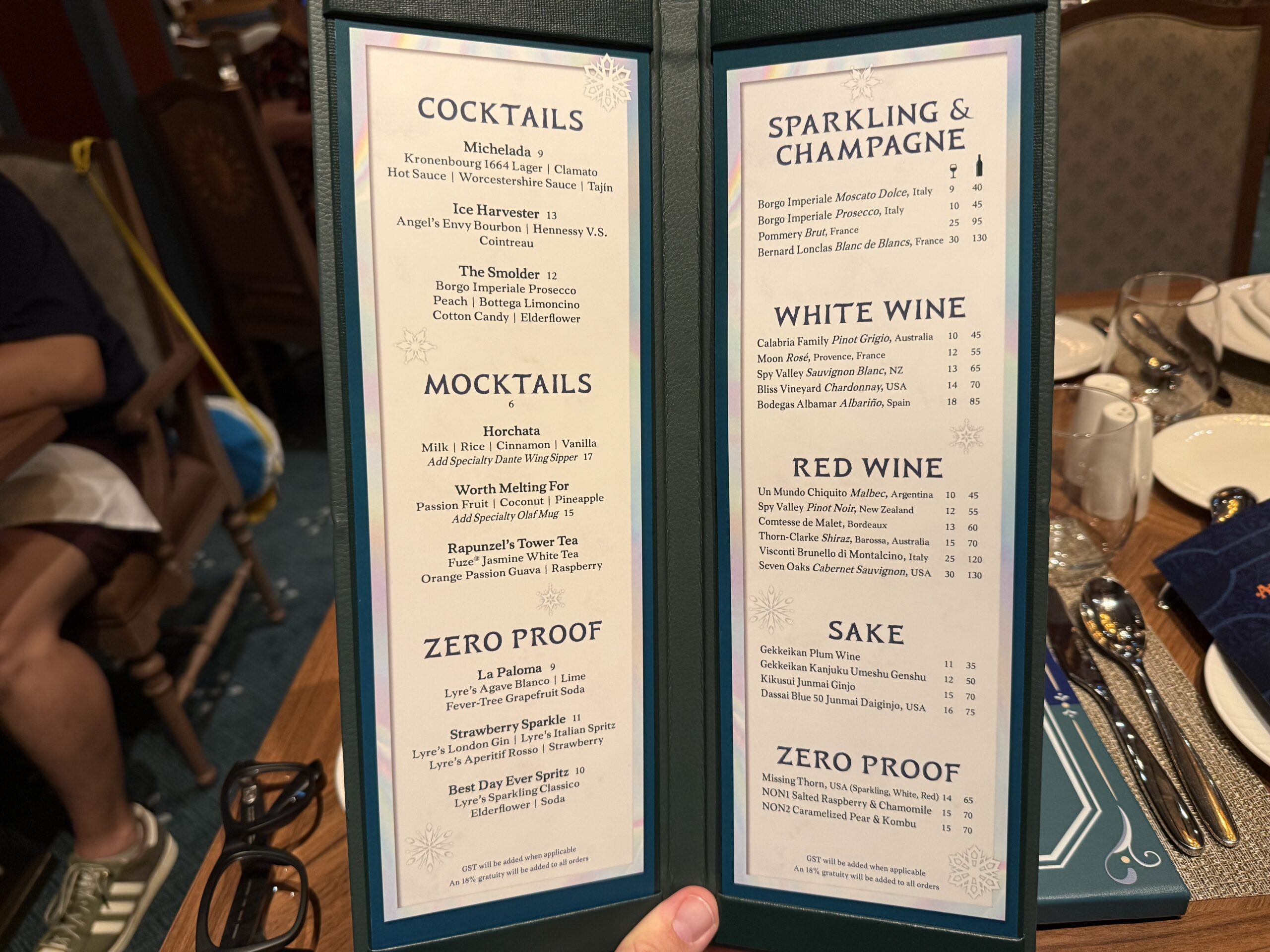 Enchanted Summer restaurant on the Disney Adventure