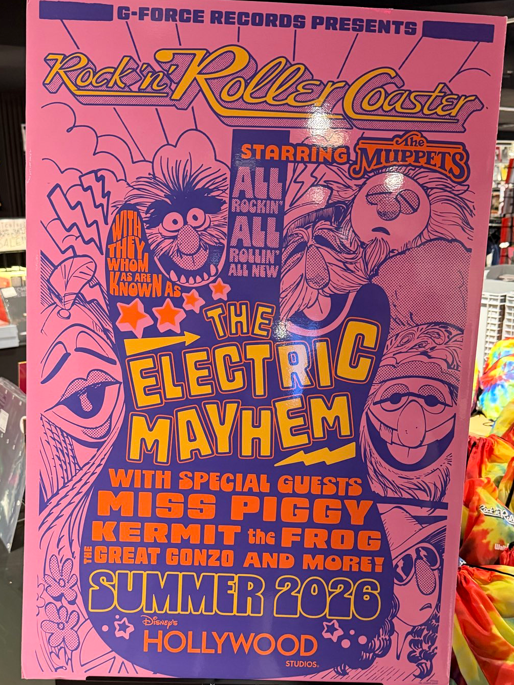 First Look at New Queue Posters for Rock ânâ Roller Coaster Starring the Muppets