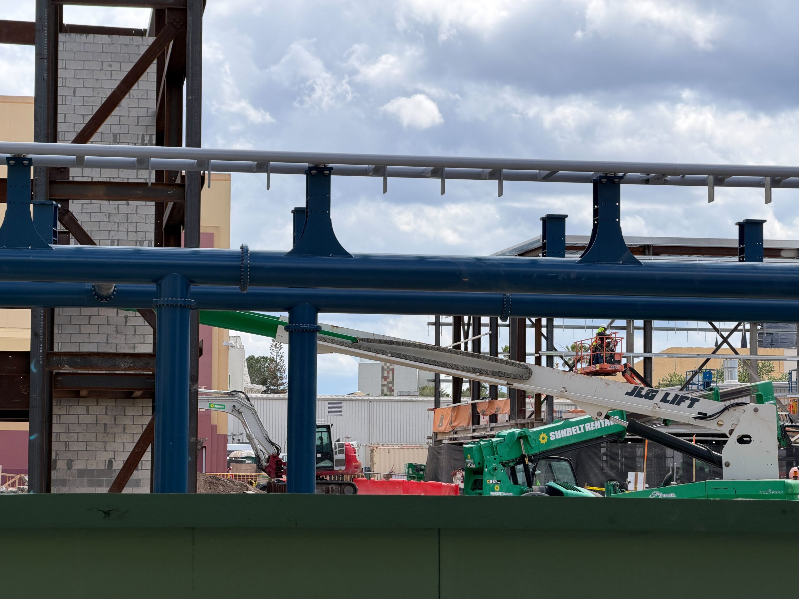 First Stretch of Coaster Track Installed for Fast & Furious: Hollywood Drift at Universal Orlando Resort