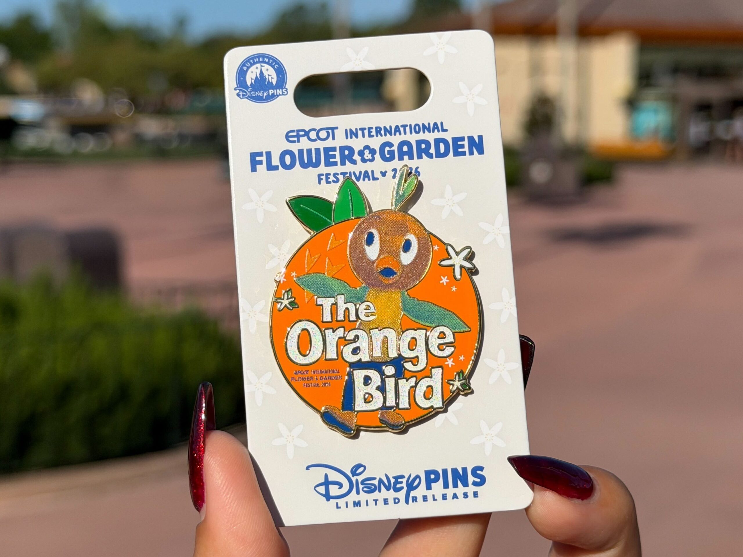 Limited Release Meet & Greet Orange Bird Pin Drops for EPCOT Flower & Garden Festival 2026