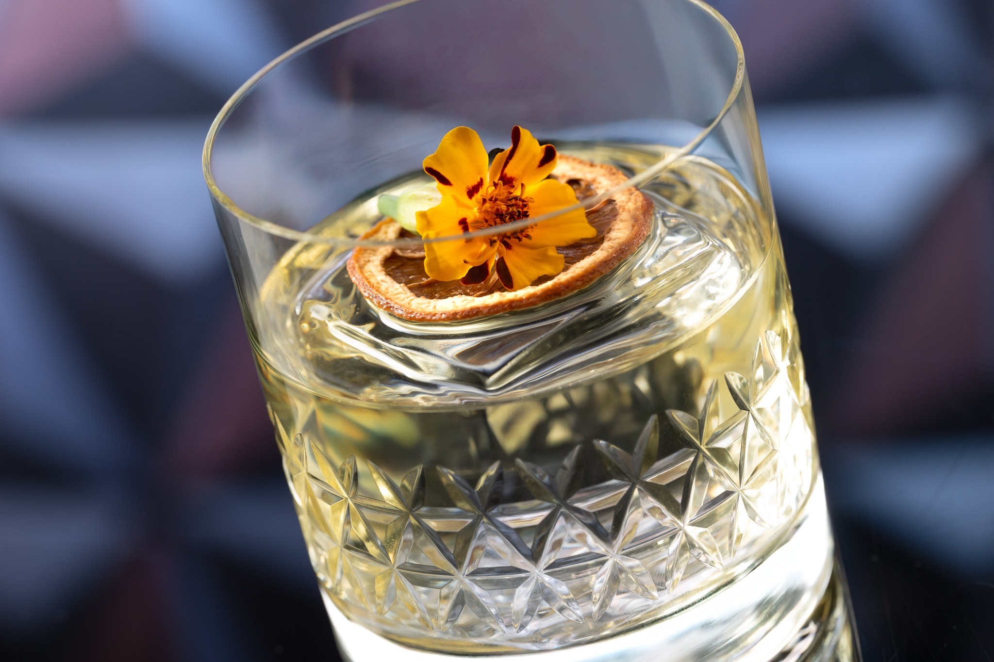 Lastly, the Pink Peppercorn Clover Club is "Elegant, Floral" with a touch of spice. It's Fords Gin, Dolin Blanc Vermouth de Chambéry, Raspberry, Pink Peppercorn, and Lemon.