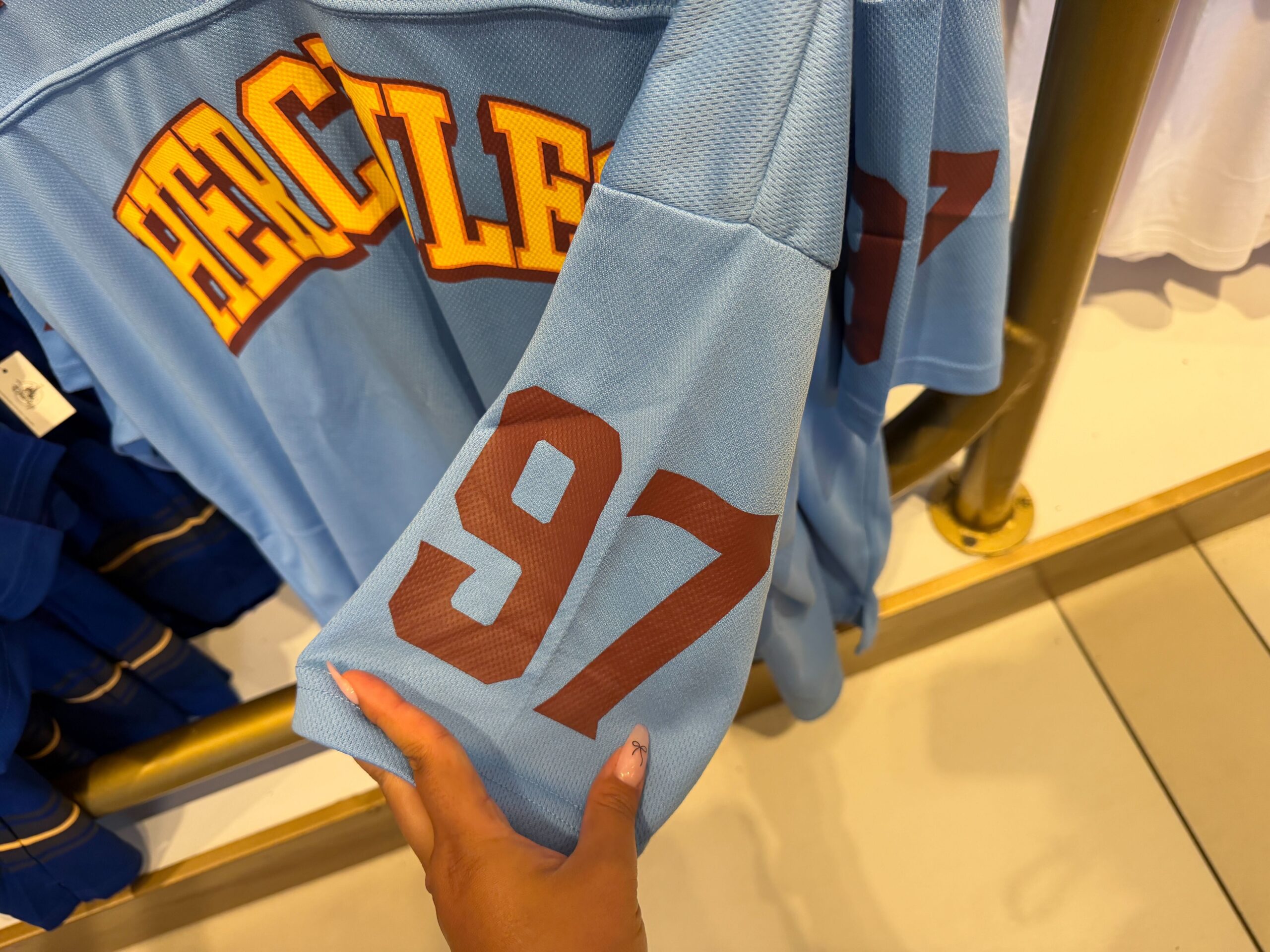 Prince sports jerseys at Magic Kingdom