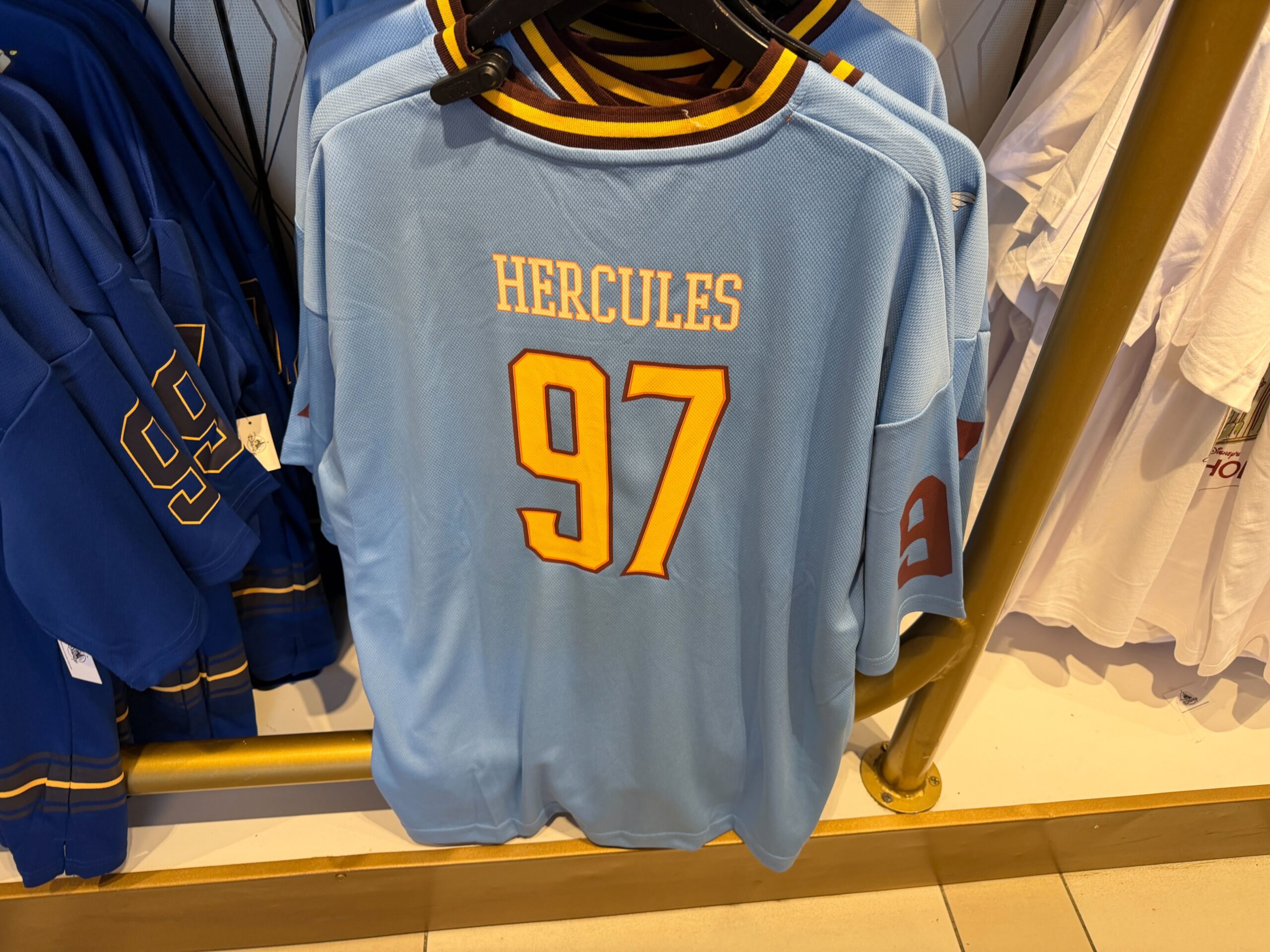 Prince sports jerseys at Magic Kingdom