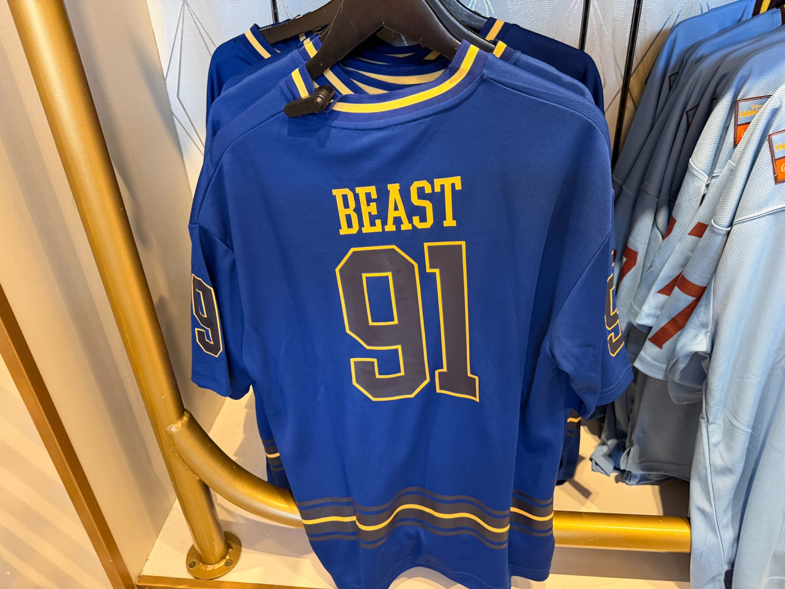 Prince sports jerseys at Magic Kingdom