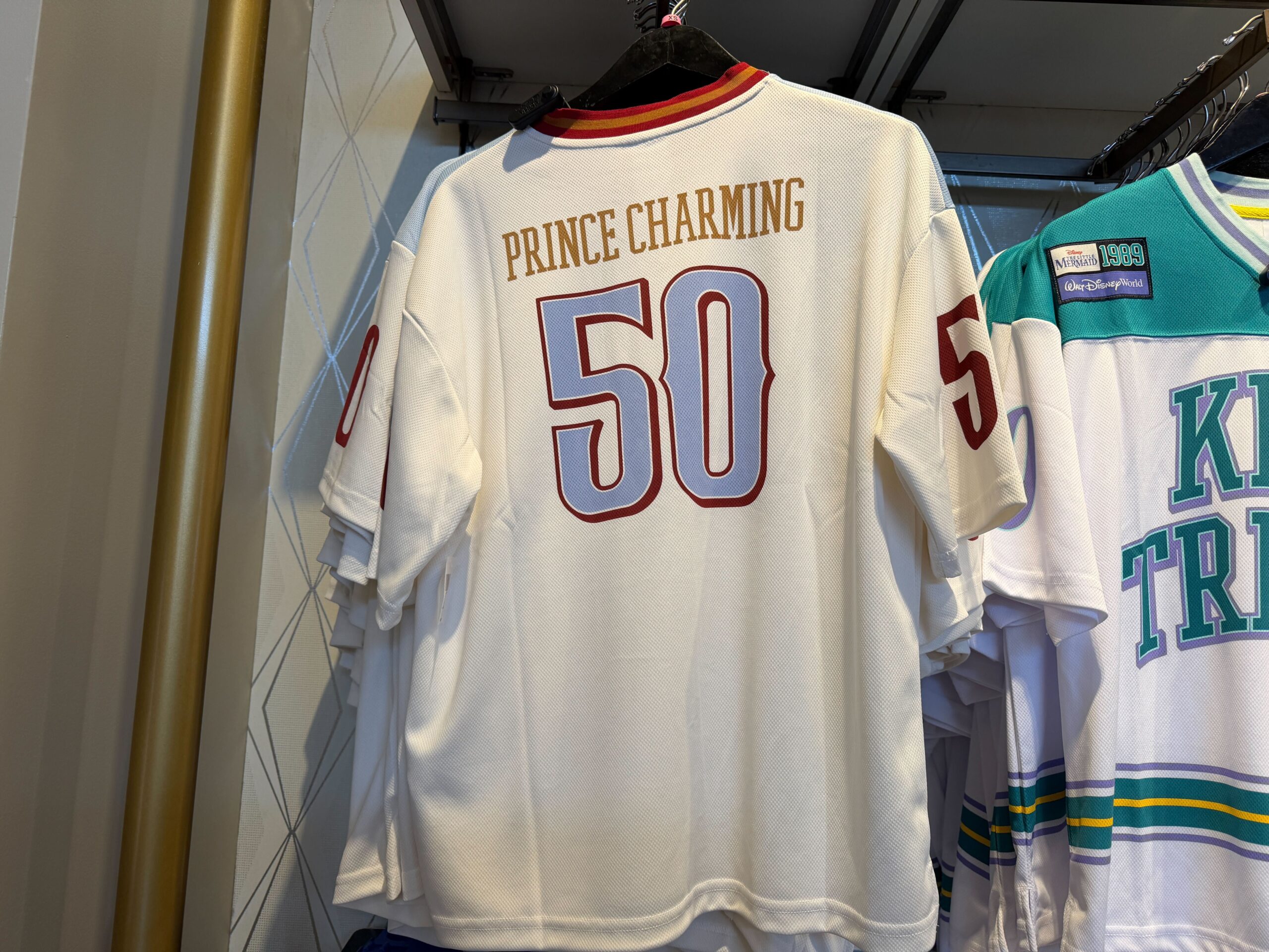 Prince sports jerseys at Magic Kingdom