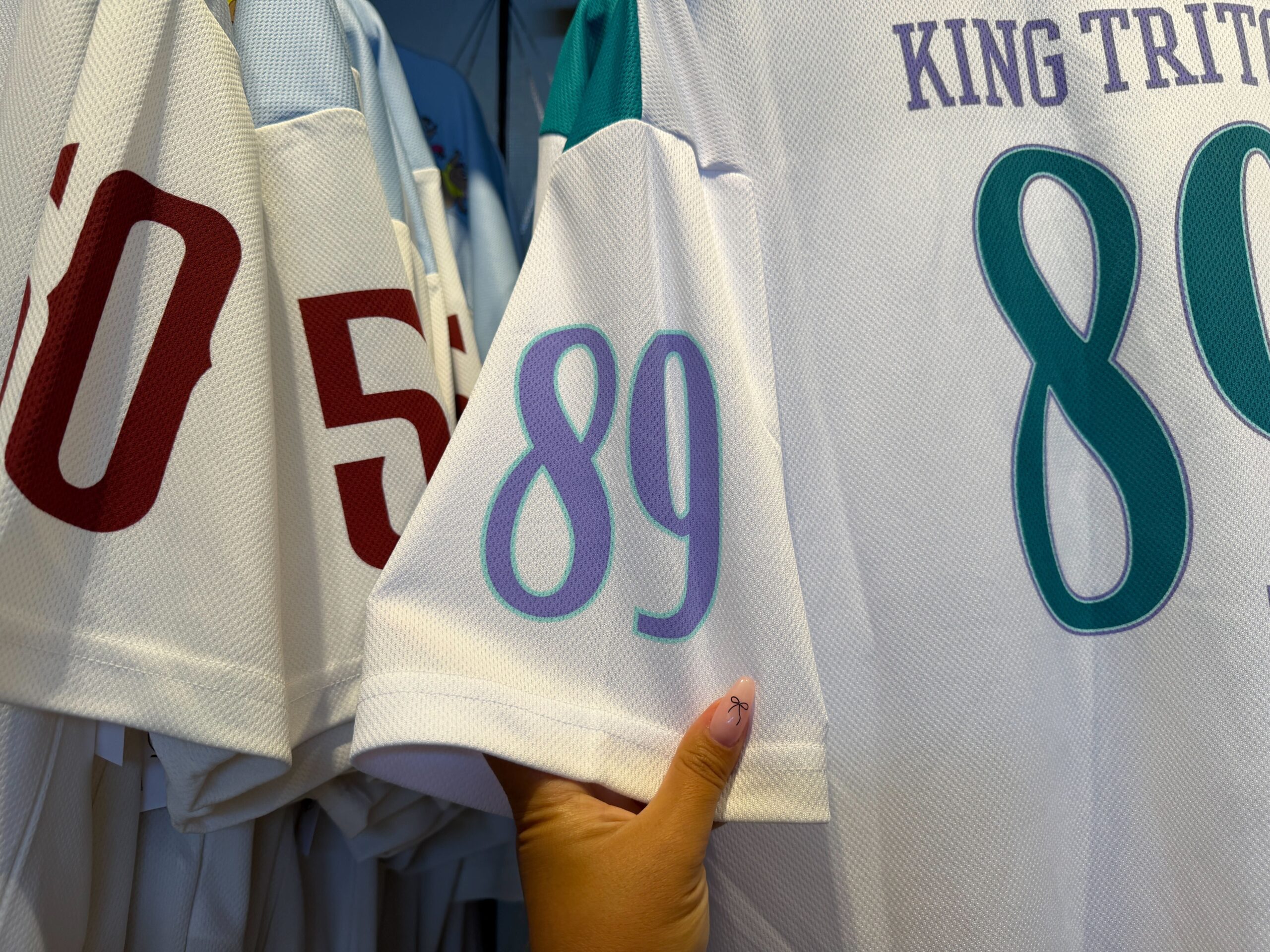 Prince sports jerseys at Magic Kingdom