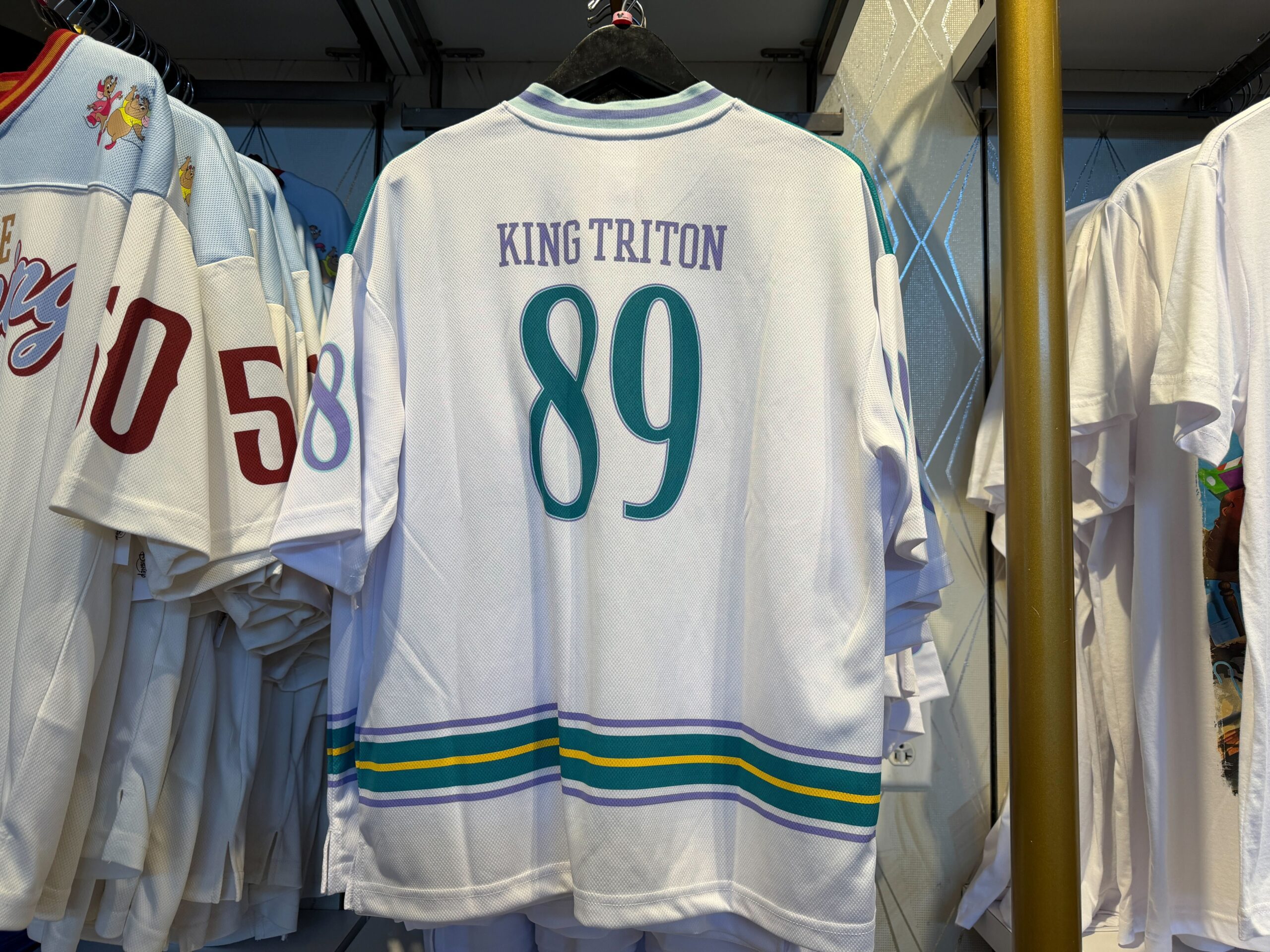 Prince sports jerseys at Magic Kingdom
