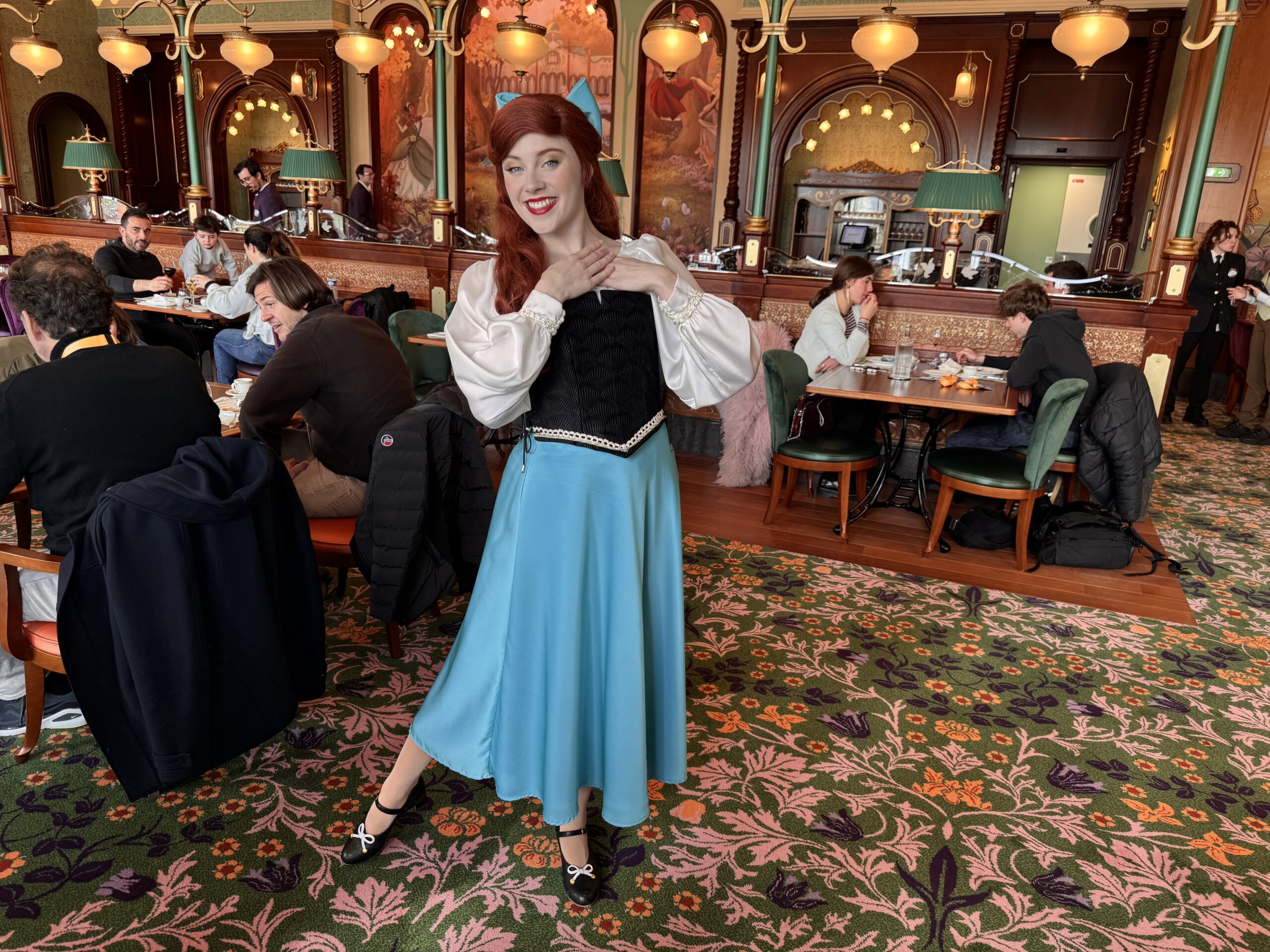 Those details are what make Disney Adventure World, in particular, a special kind of park. The lands and worlds "feel very immersive," according to Rom, who noted that Disneyland Paris as a whole is adept at details. For instance, at The Regal View Restaurant & Lounge, where the princesses go to relax, several of them wear their less formal attire.