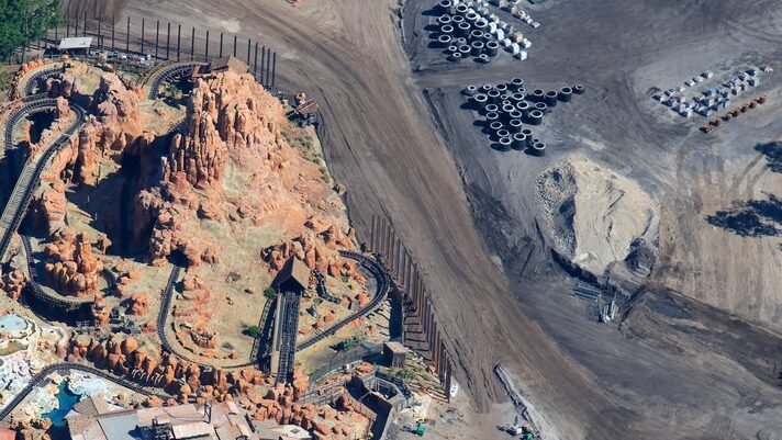 It appears the fencing is being installed on the right side perimeter of Big Thunder Mountain Railroad. Though there is a gap behind the mountain itself. Fencing may be added there in the coming days, or the mountain will serve as its own view barrier.
