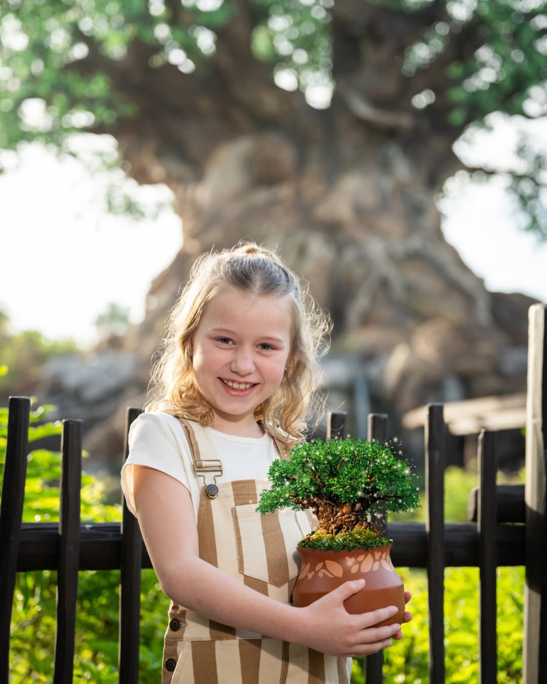 Tiny Tree of Life photo op in Disney's Animal Kingdom