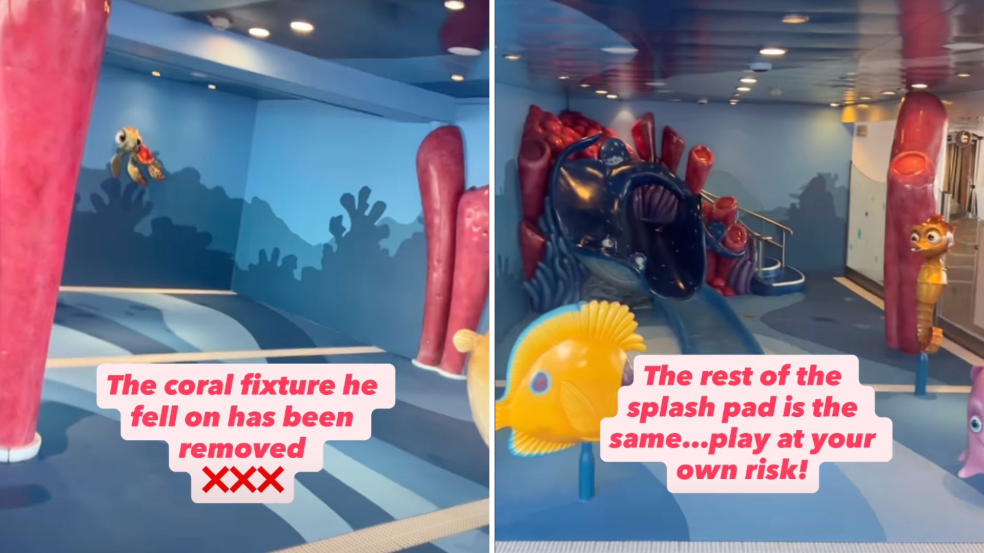 Disney Cruise Line Splash Pad Updated After Child Injured