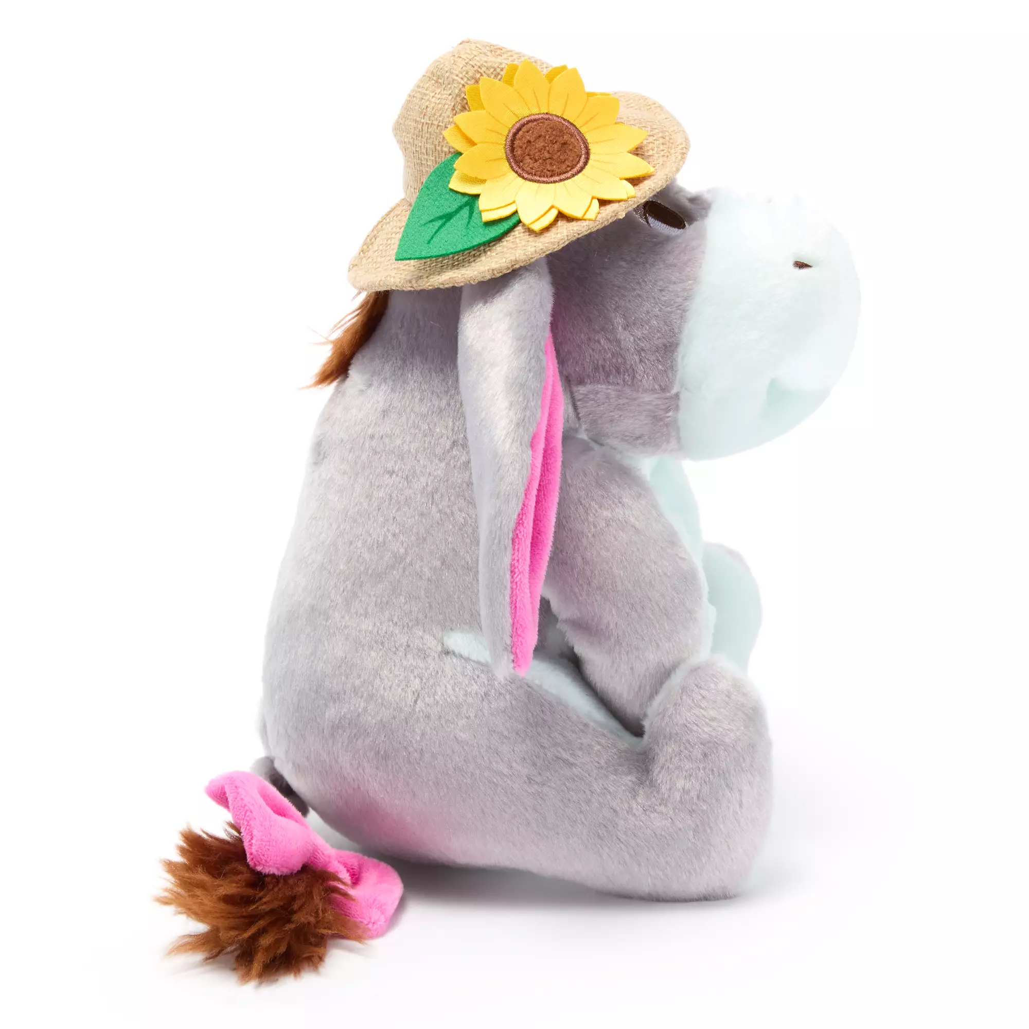 Side of Eeyore 10" Summertime Plush.