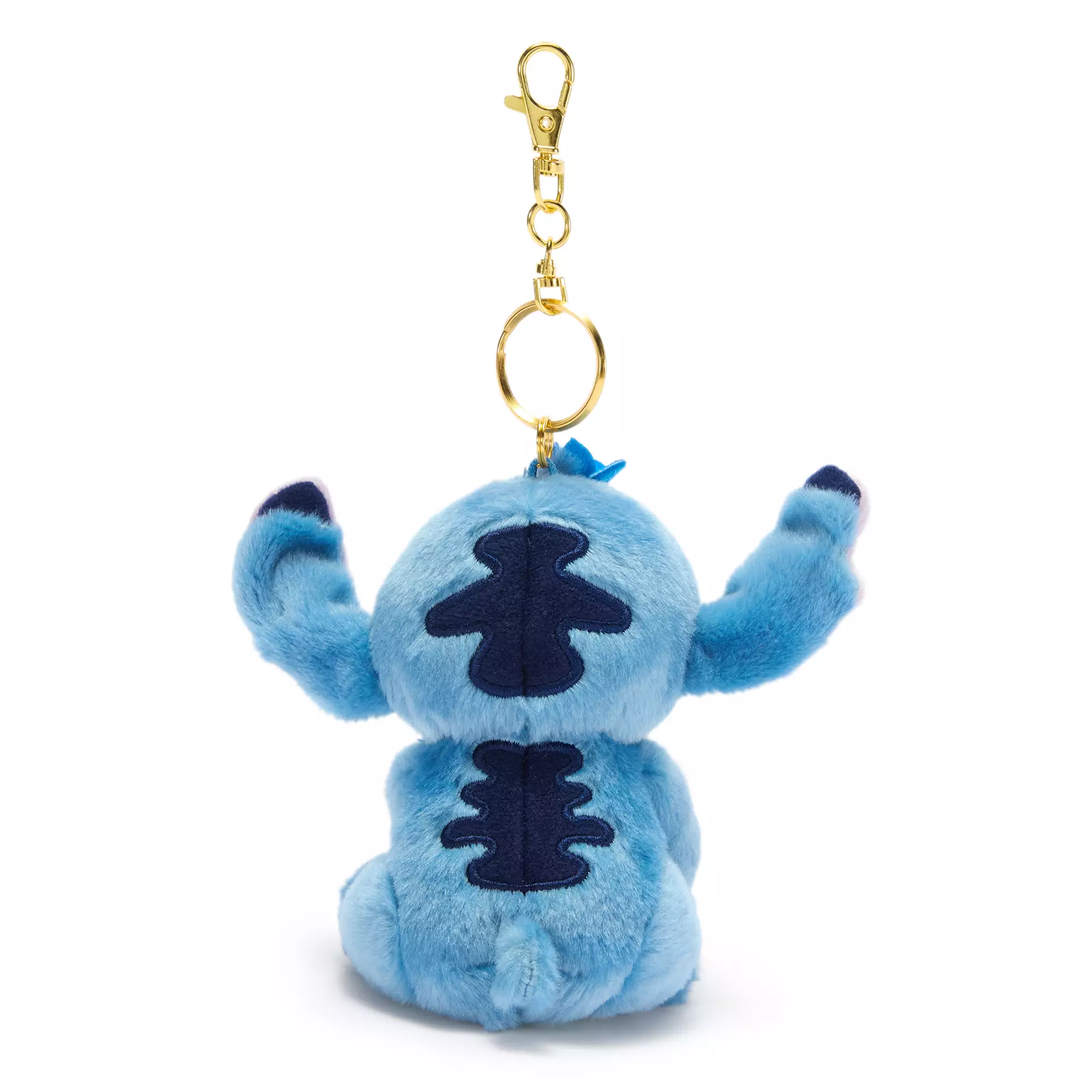 Back of Stitch Keychain 5" Summertime Plush.