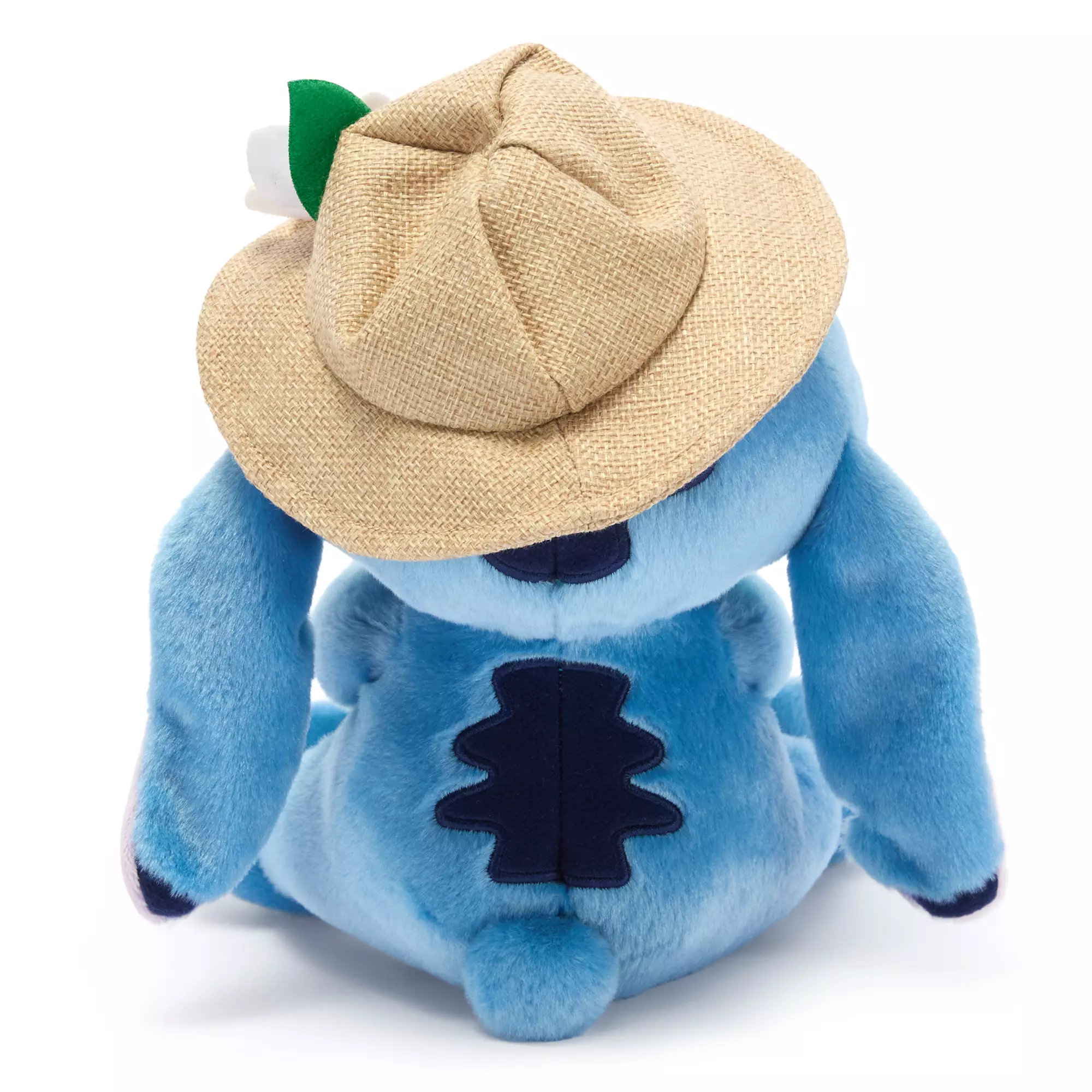 Back of Stitch 9" Summertime Plush.
