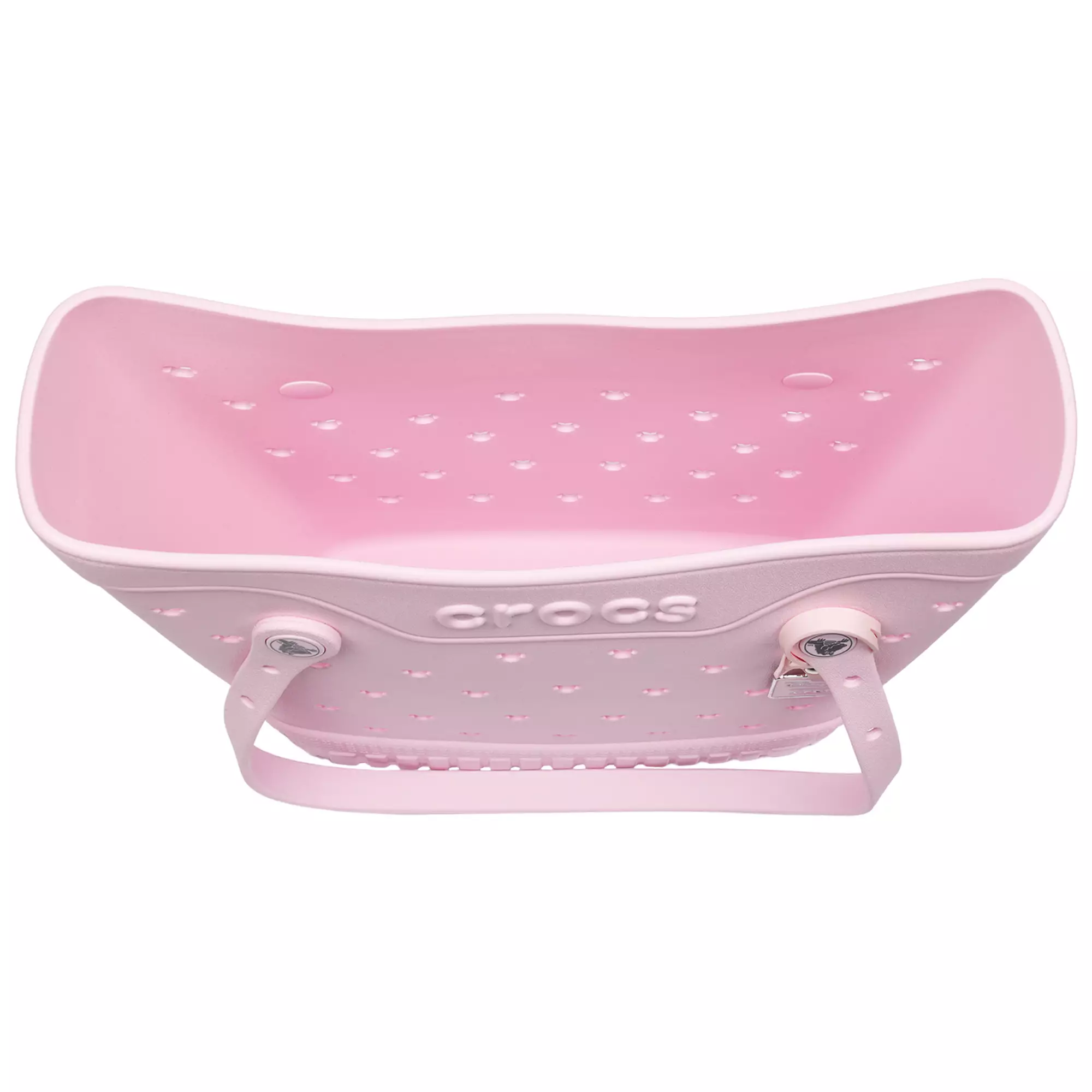 Inside of the Pink Crocs Mickey Icon Tote Bag.