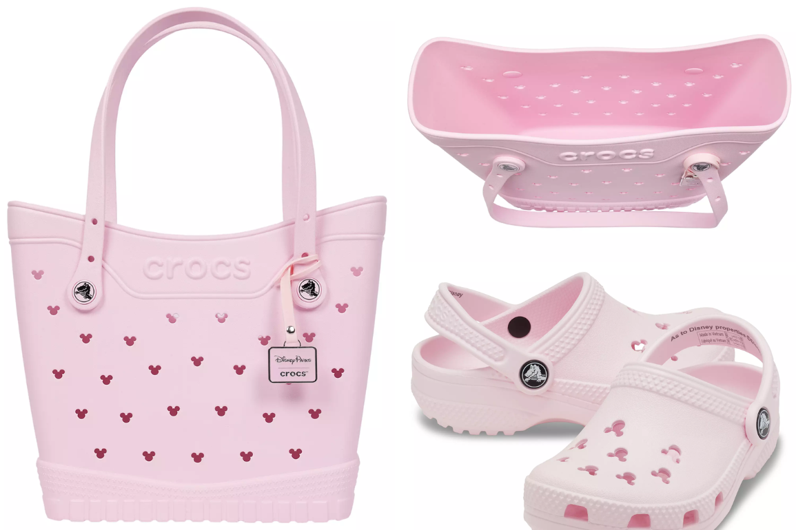 Pink Mickey Crocs Tote Bag and Kids’ Clogs Now Available Online at the Disney Store