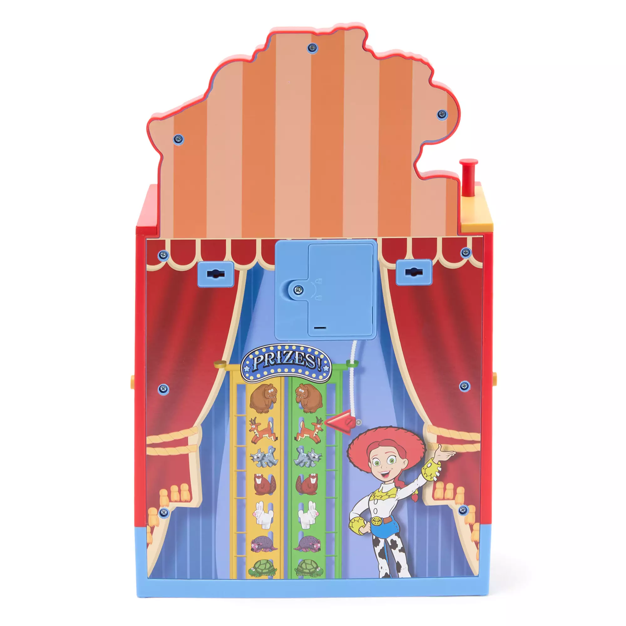 Back of Toy Story Midway Mania Game box.