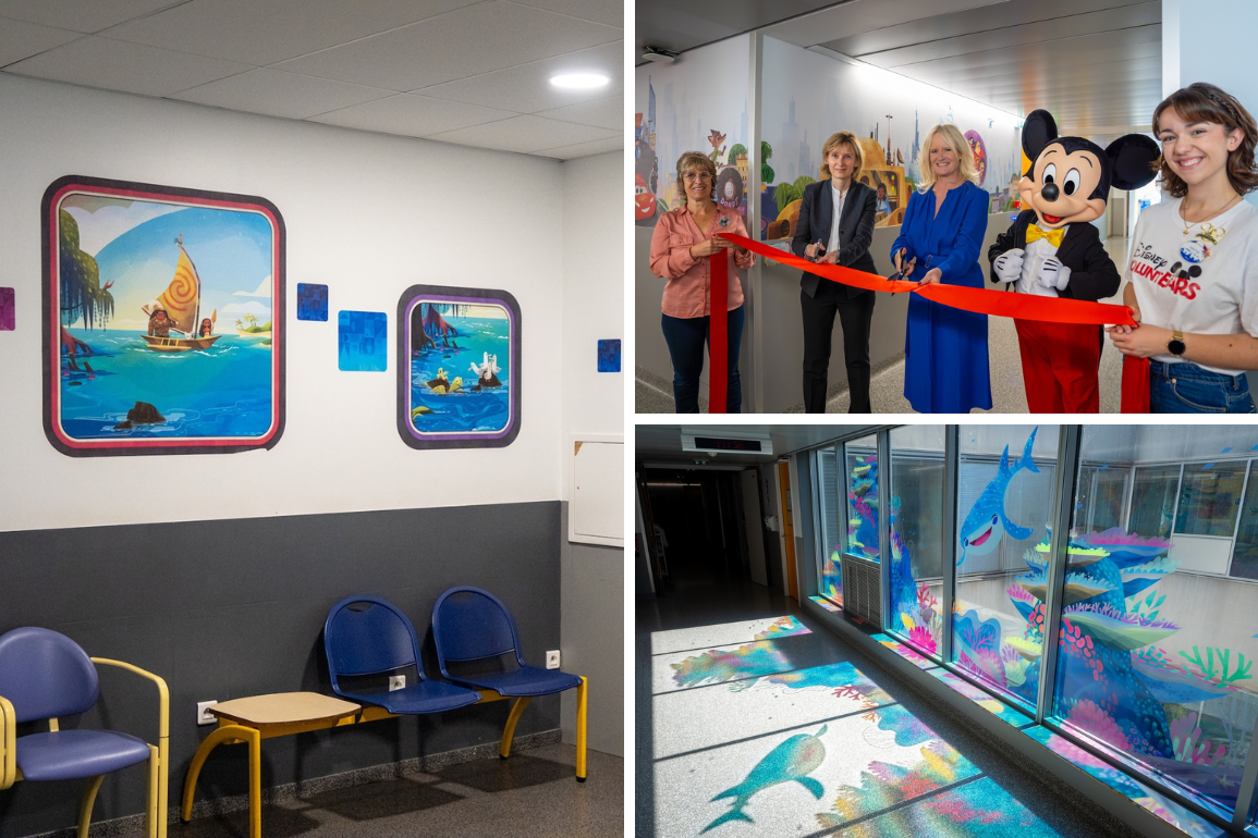 Disneyland Paris Decorates the Pediatric Ward of the GHEF