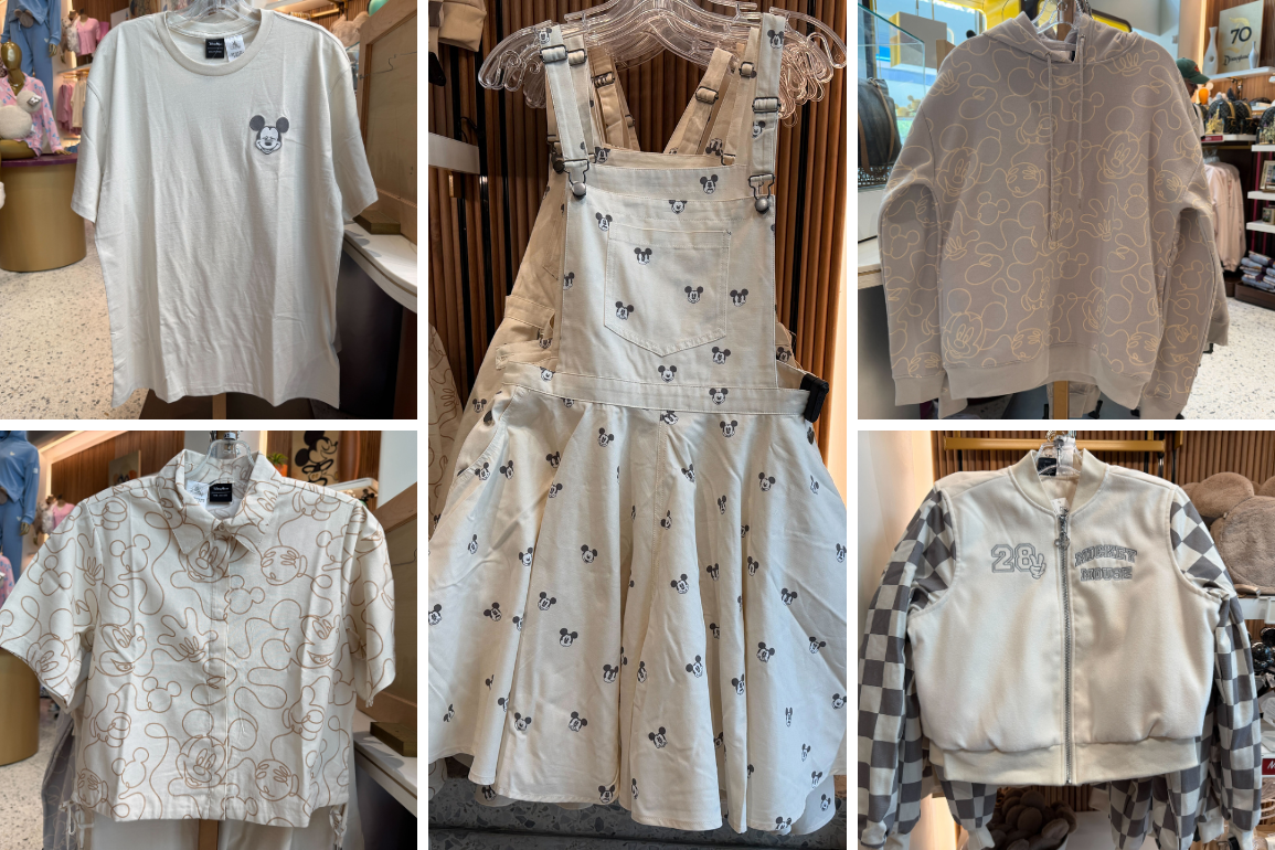 Her/Our Universe Mickey Mouse Cream Collection Now Available at Disneyland