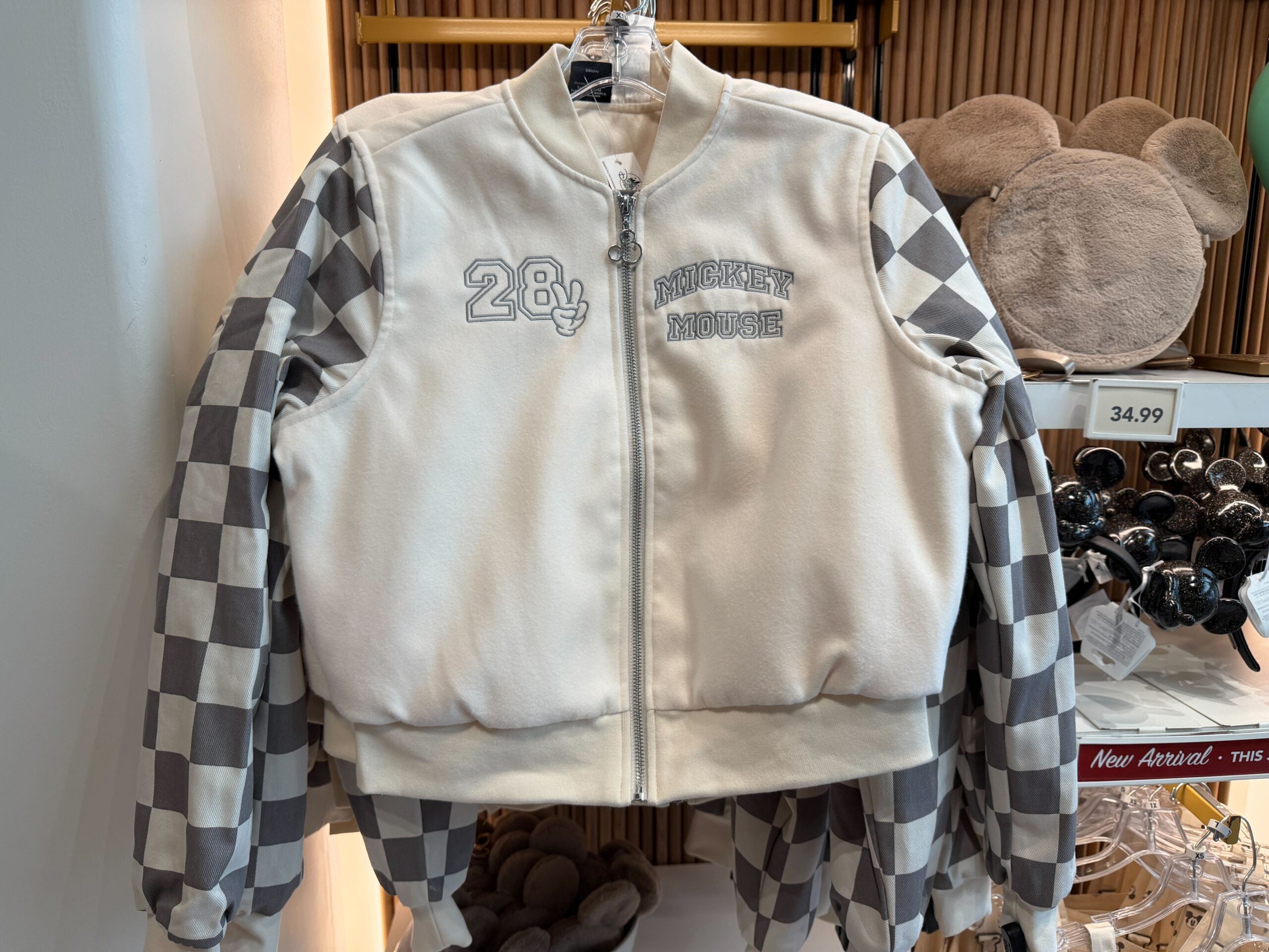 Front of Mickey Bomber Jacket.