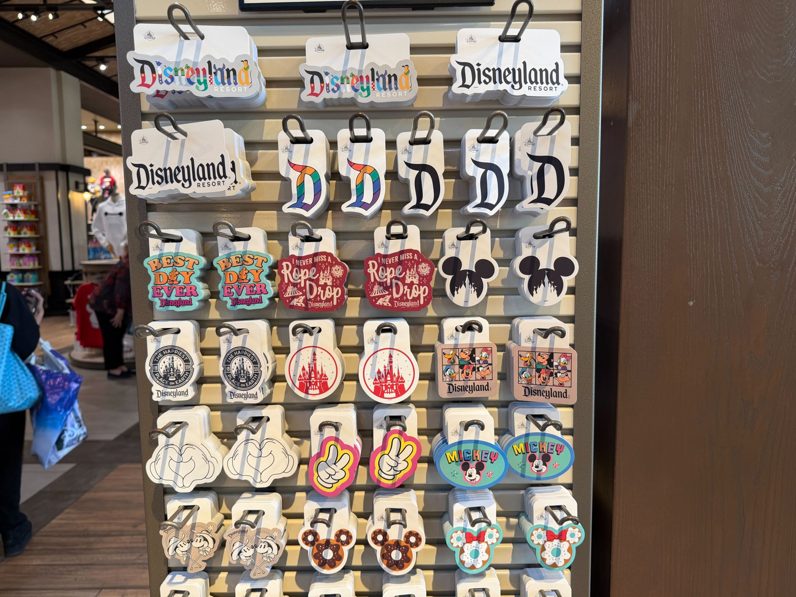 New vinyl decal stickers now available at Downtown Disney at the Disneyland Resort.
