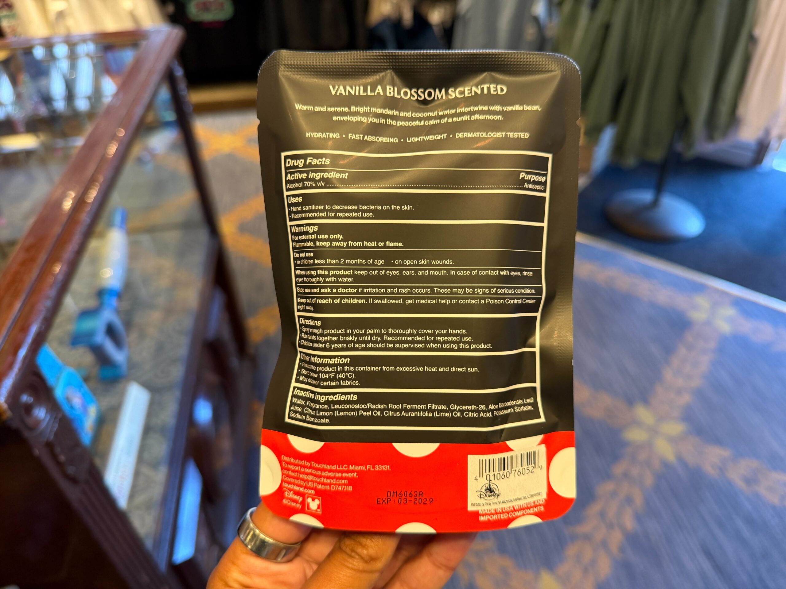 The popular spray hand sanitizer brand Touchland has expanded its collaboration with Disney with a new Minnie Mouse design.