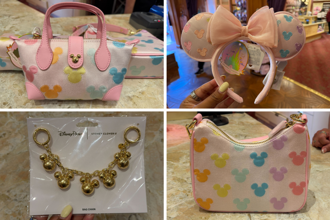 Multicolored Mickey Stoney Clover Lane collection now available at the Disneyland Resort.