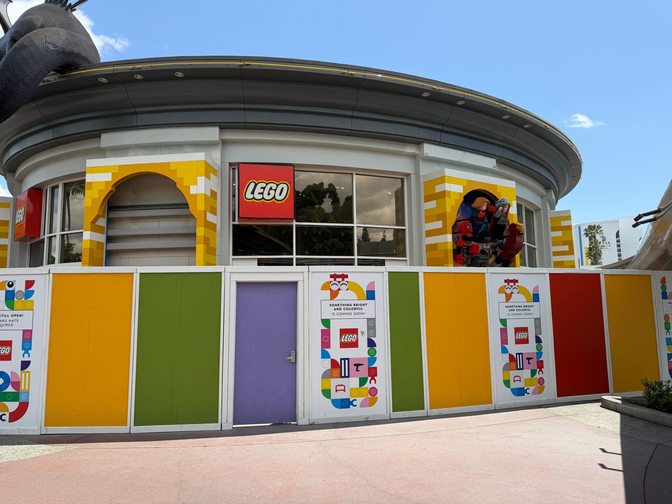 Avengers Themed Window Now Visible at Downtown Disney LEGO Store