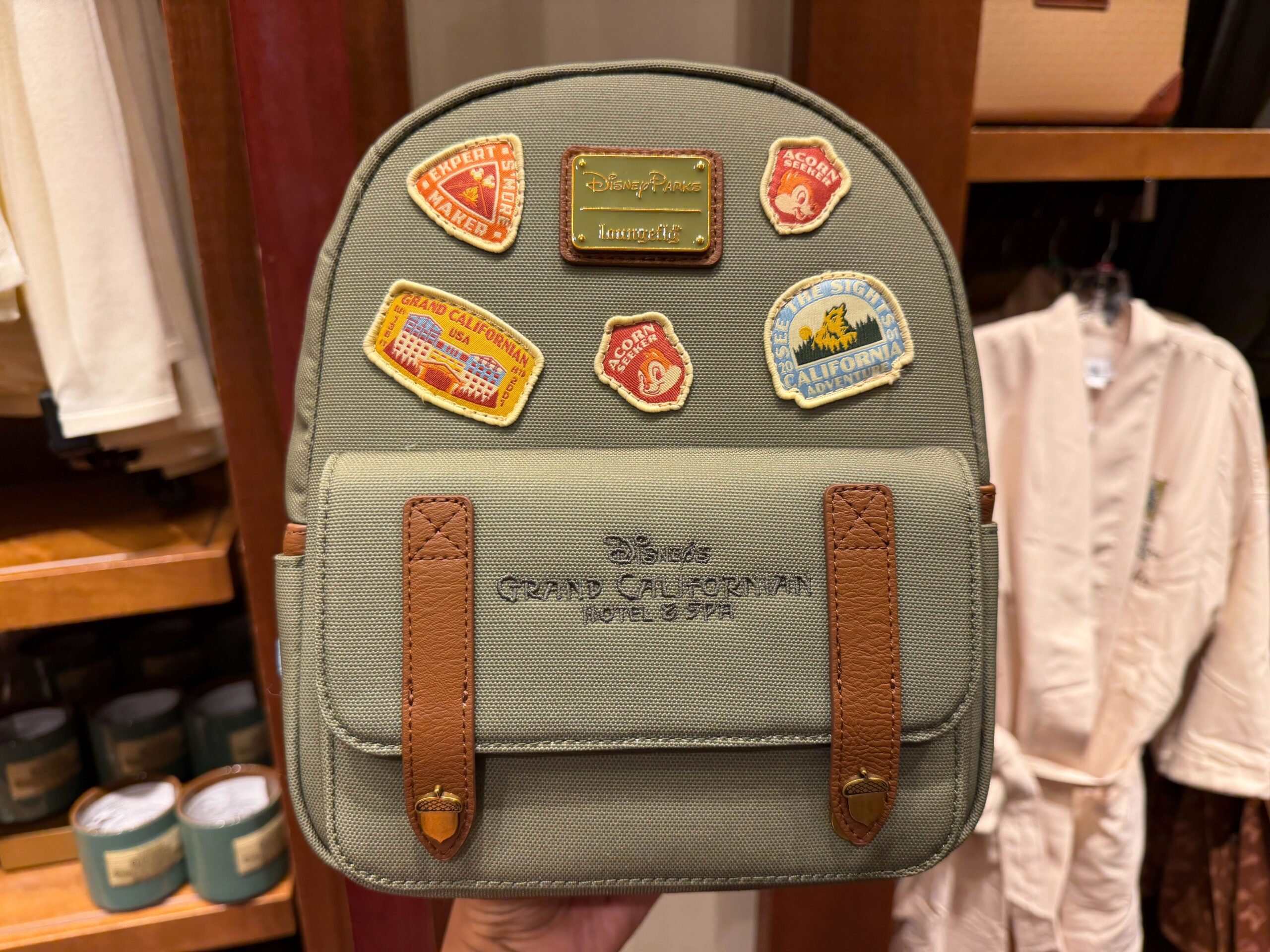Disney’s Grand Californian Hotel Loungefly Backpack & Shirt