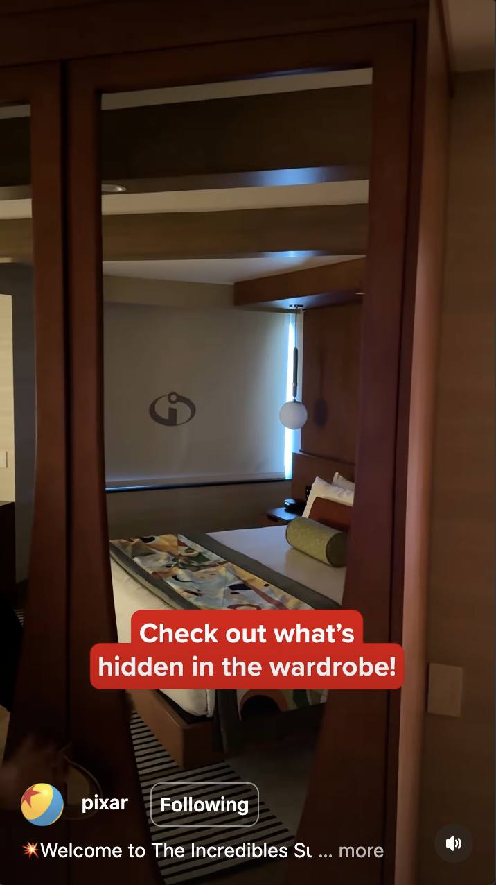 Incredibles Suite in Pixar Place Hotel in Disneyland Resort