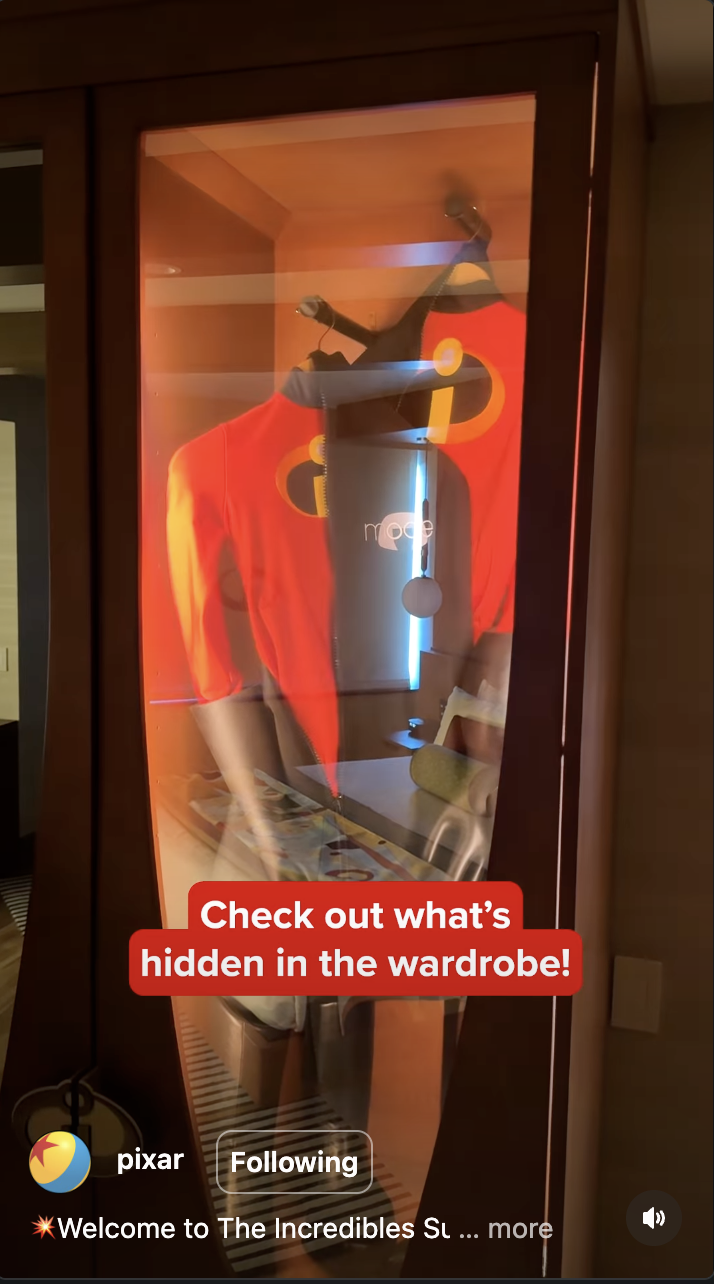 Incredibles Suite in Pixar Place Hotel in Disneyland Resort