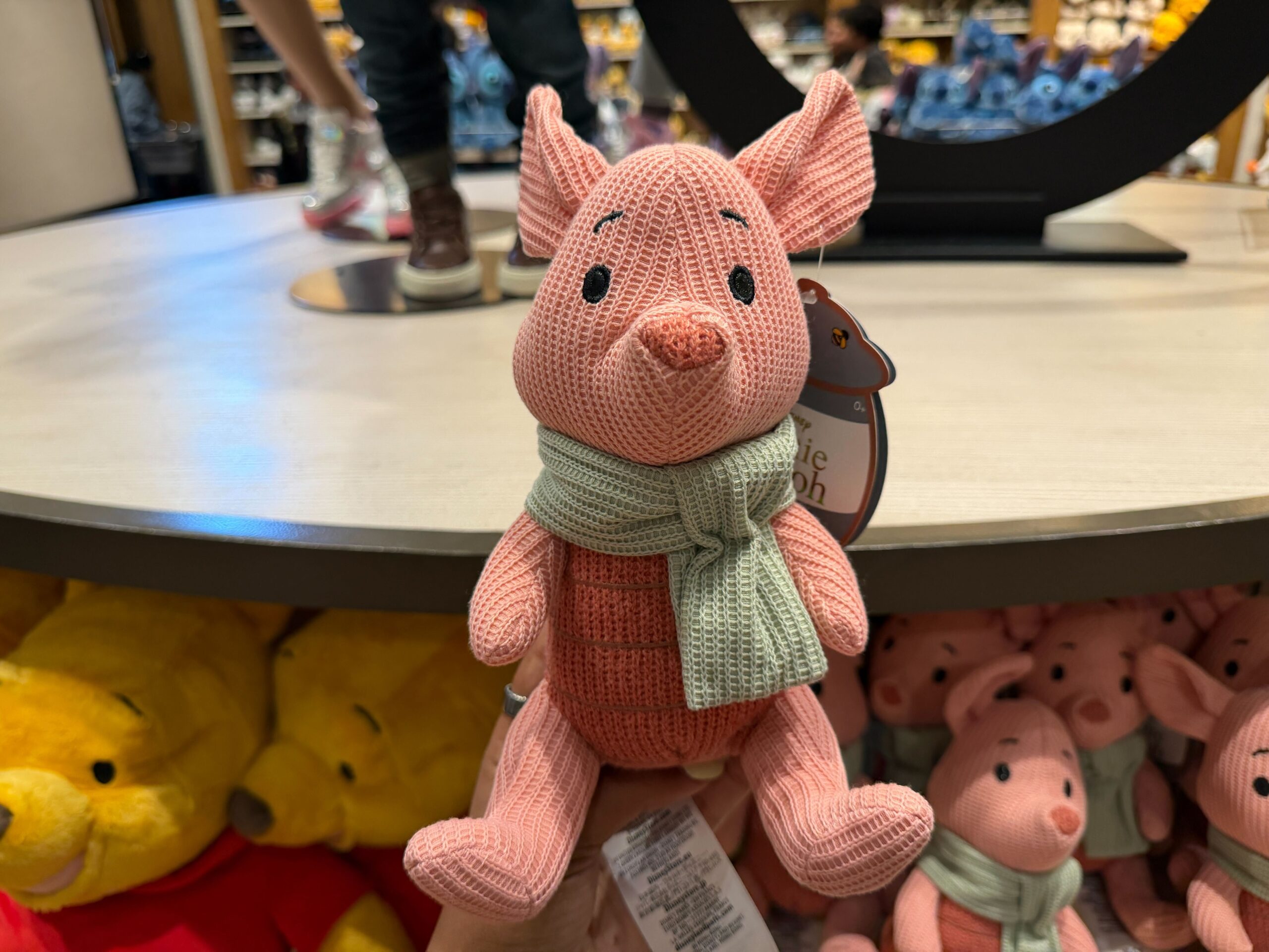 Limited Edition Knit Piglet Plush at Disneyland Resort
