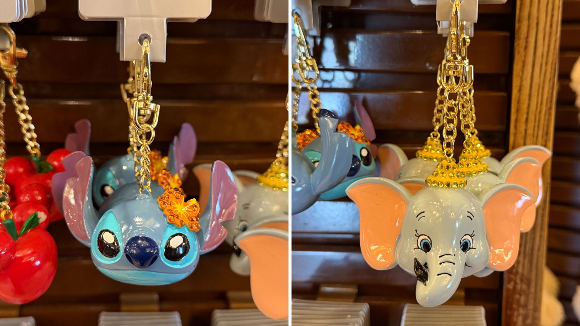 Stitch and Dumbo Keychains Land at Disneyland Resort