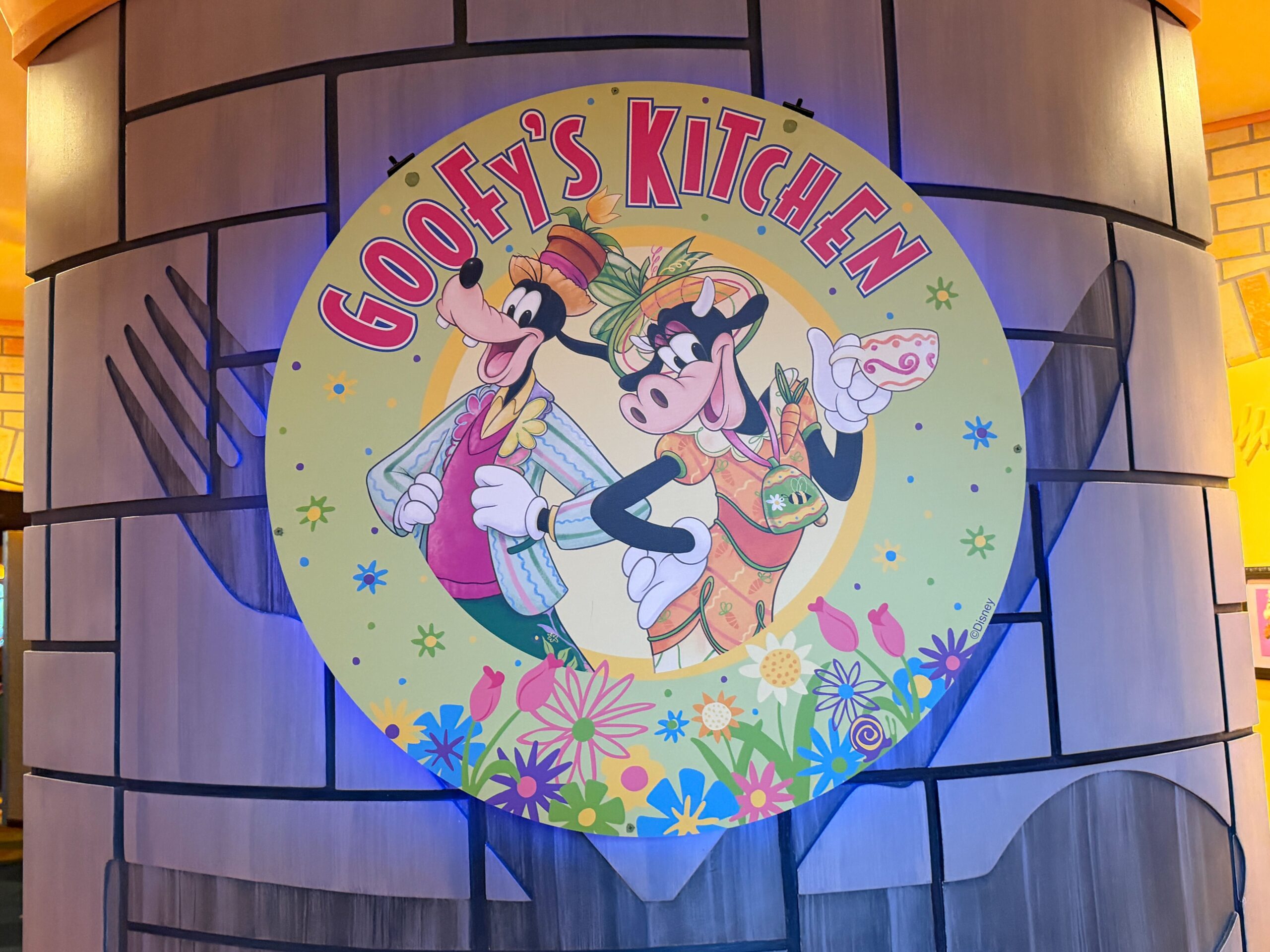 Spring displays at Disneyland Hotel