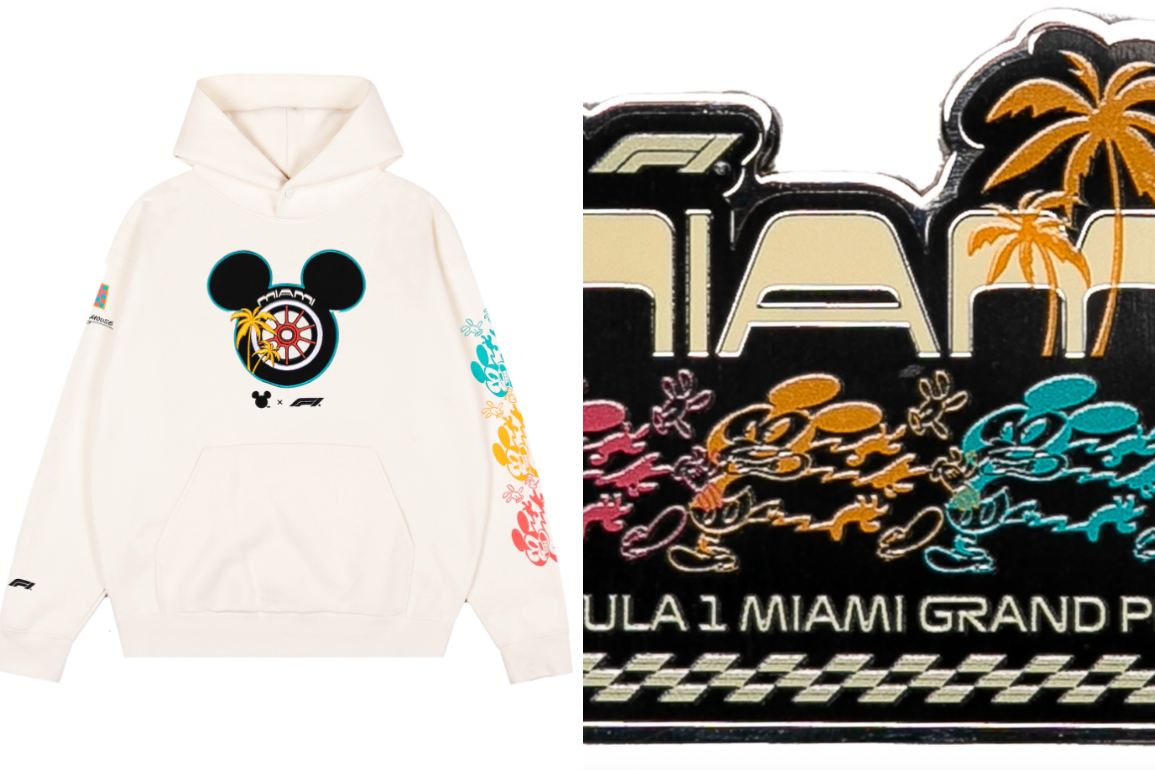 Disney x Formula 1 Miami Grand Prix Merchandise Arrives Online