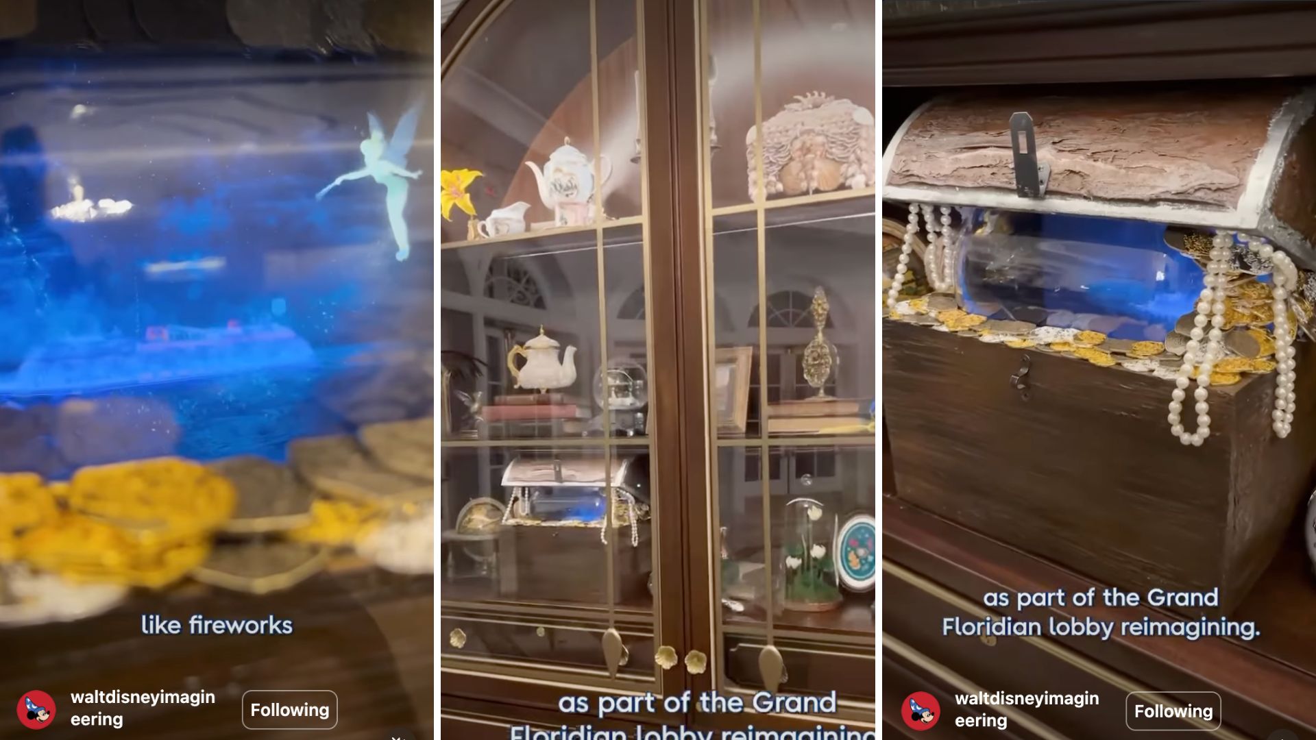 Behind the Scenes Look at Special Effects in Disney's Grand Floridian Curio Cabinet