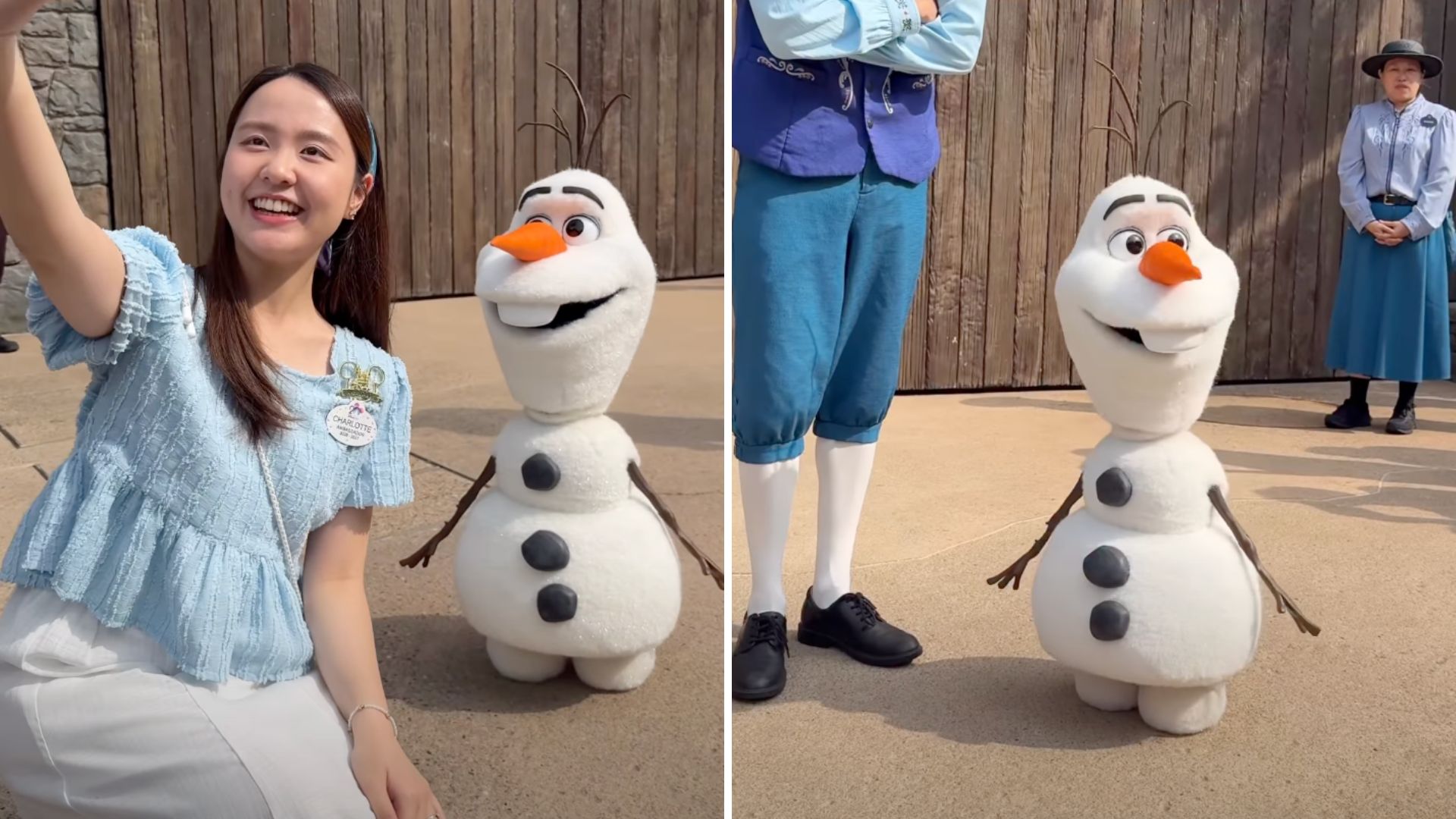 VIDEO: Walking, Talking Olaf Arrives at Hong Kong Disneyland