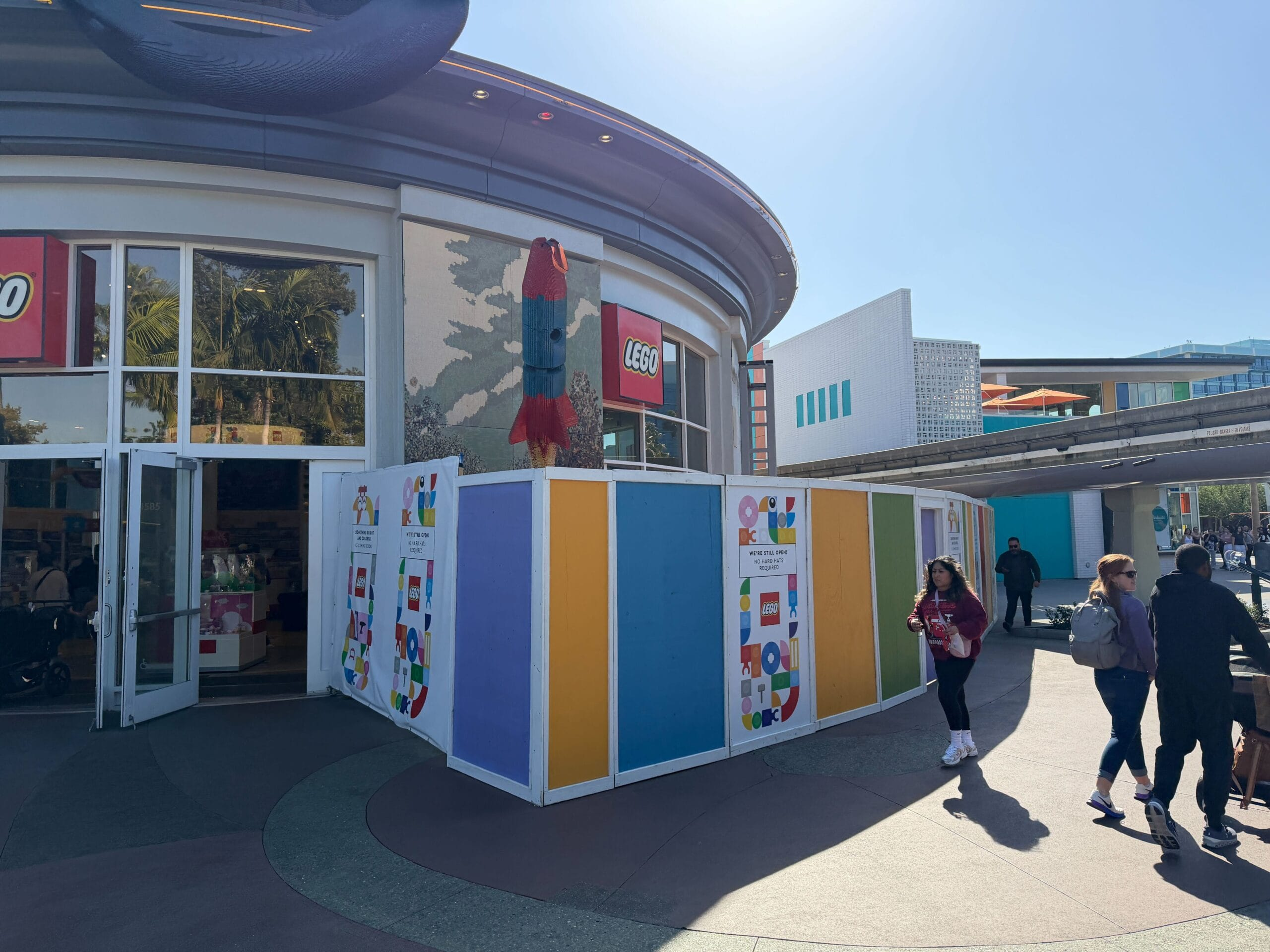 LEGO Store refurbishment at Downtown Disney in Disneyland