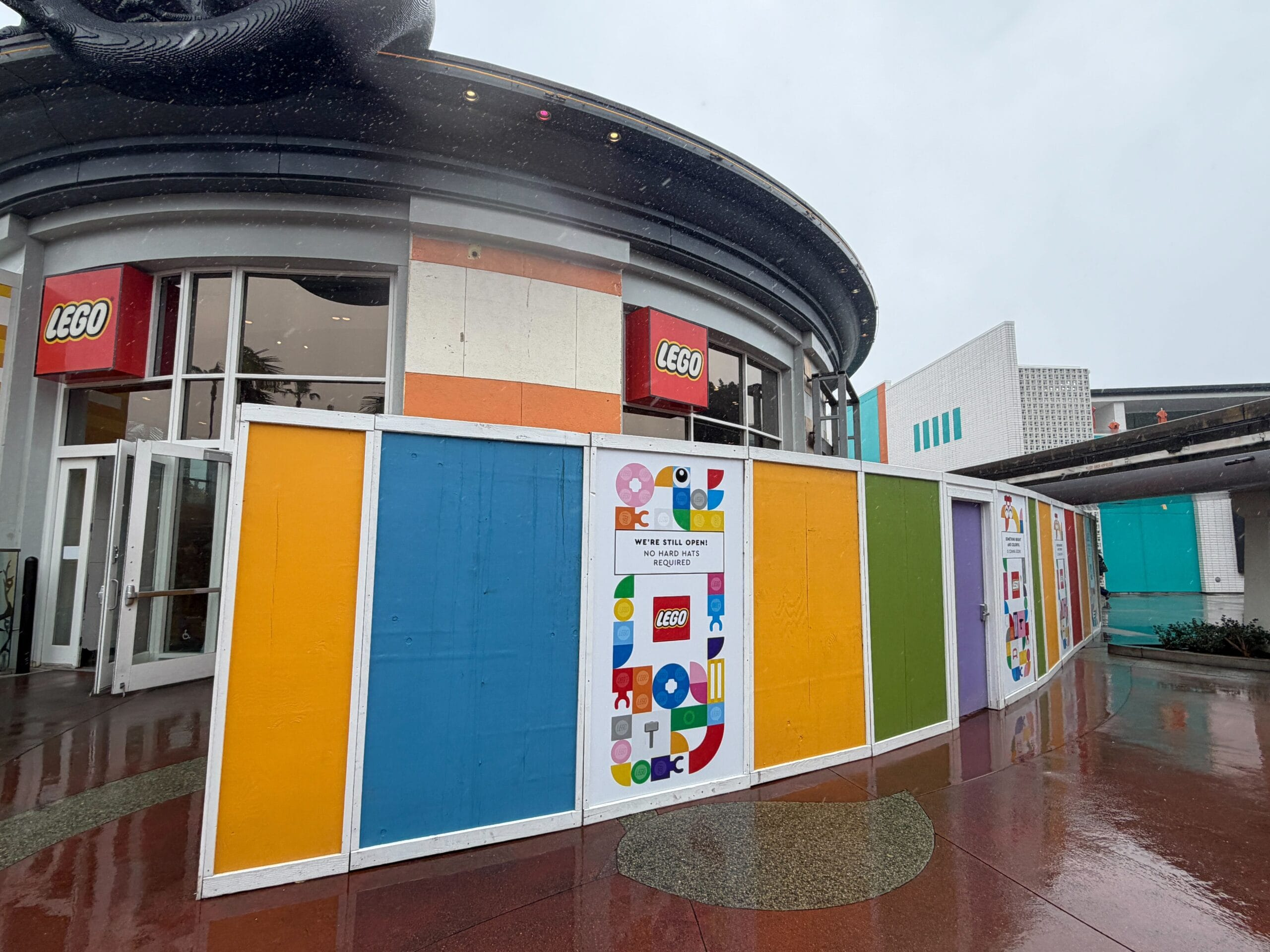 LEGO Store refurbishment at Downtown Disney in Disneyland