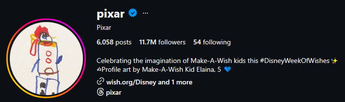 Disney Changes Official Social Media Profile Photos to Make-A-Wish Kid Artwork for Week of Wishes Initiative