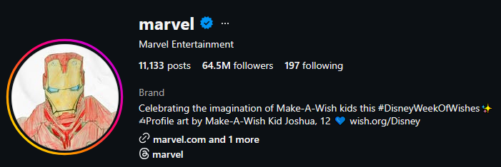 Disney Changes Official Social Media Profile Photos to Make-A-Wish Kid Artwork for Week of Wishes Initiative